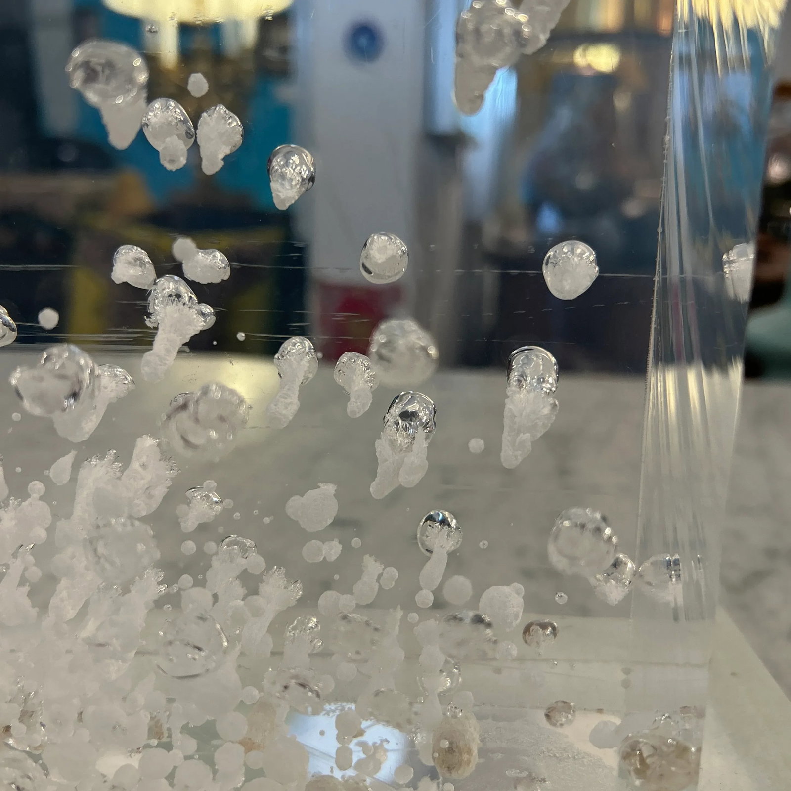 Solid Lucite Block Sculpture - 10