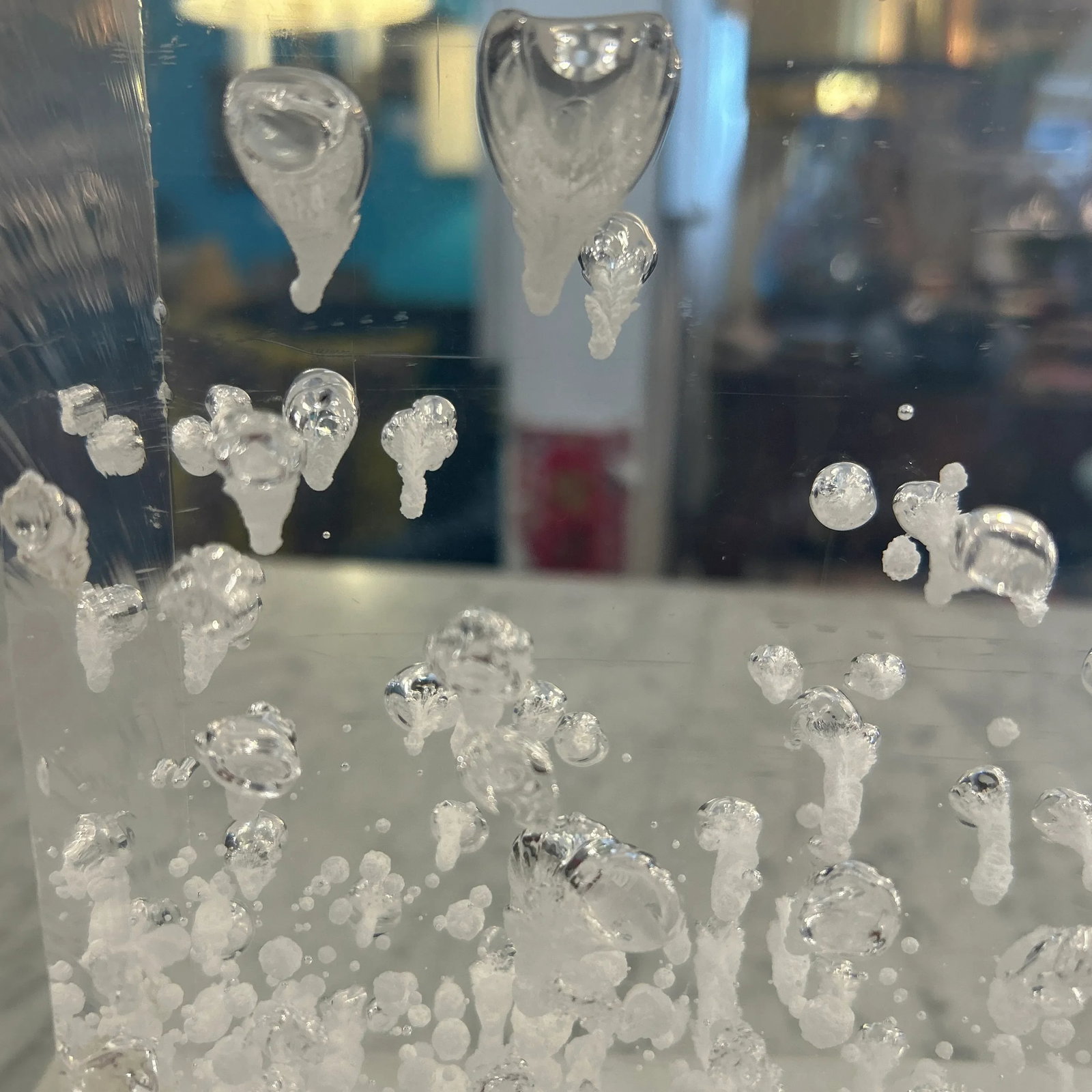 Solid Lucite Block Sculpture - 9