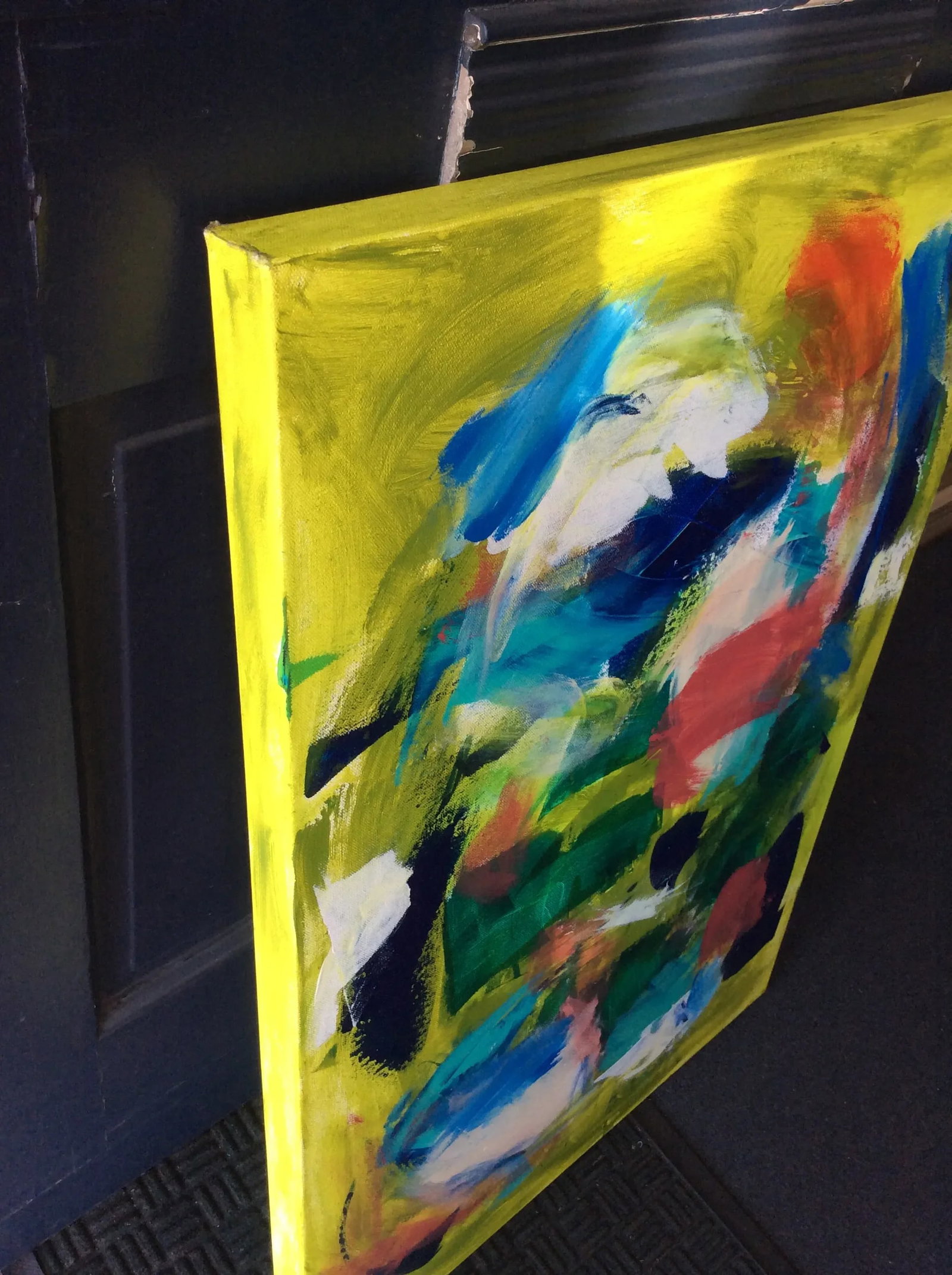 "Dirty Dancing" Original Abstract Acrylic on Stretched Canvas Painting - 3
