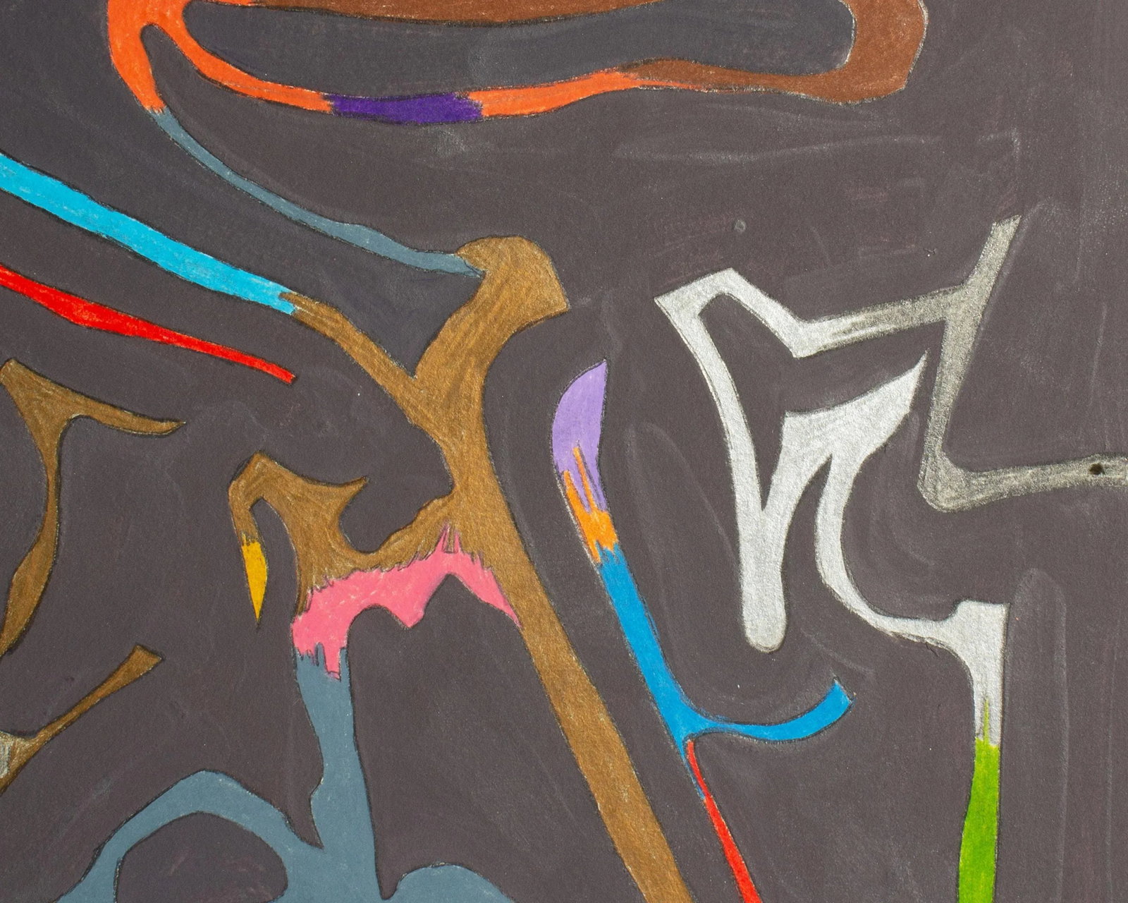 1981 Abstract Mixed Media Painting by Harry Hilson - 8