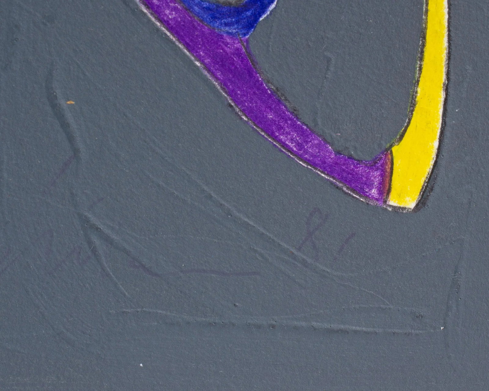 1981 Abstract Mixed Media Painting by Harry Hilson - 5