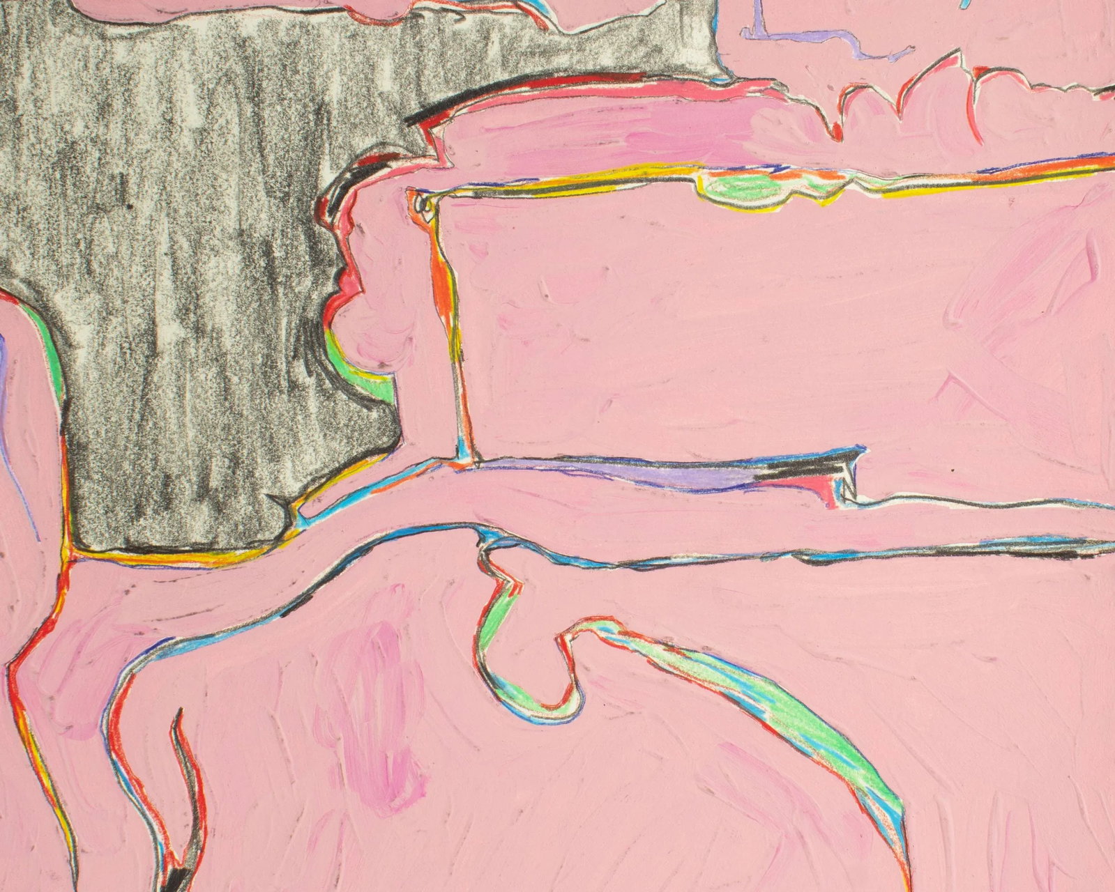 1981 Abstract Mixed Media Painting by Harry Hilson - 6