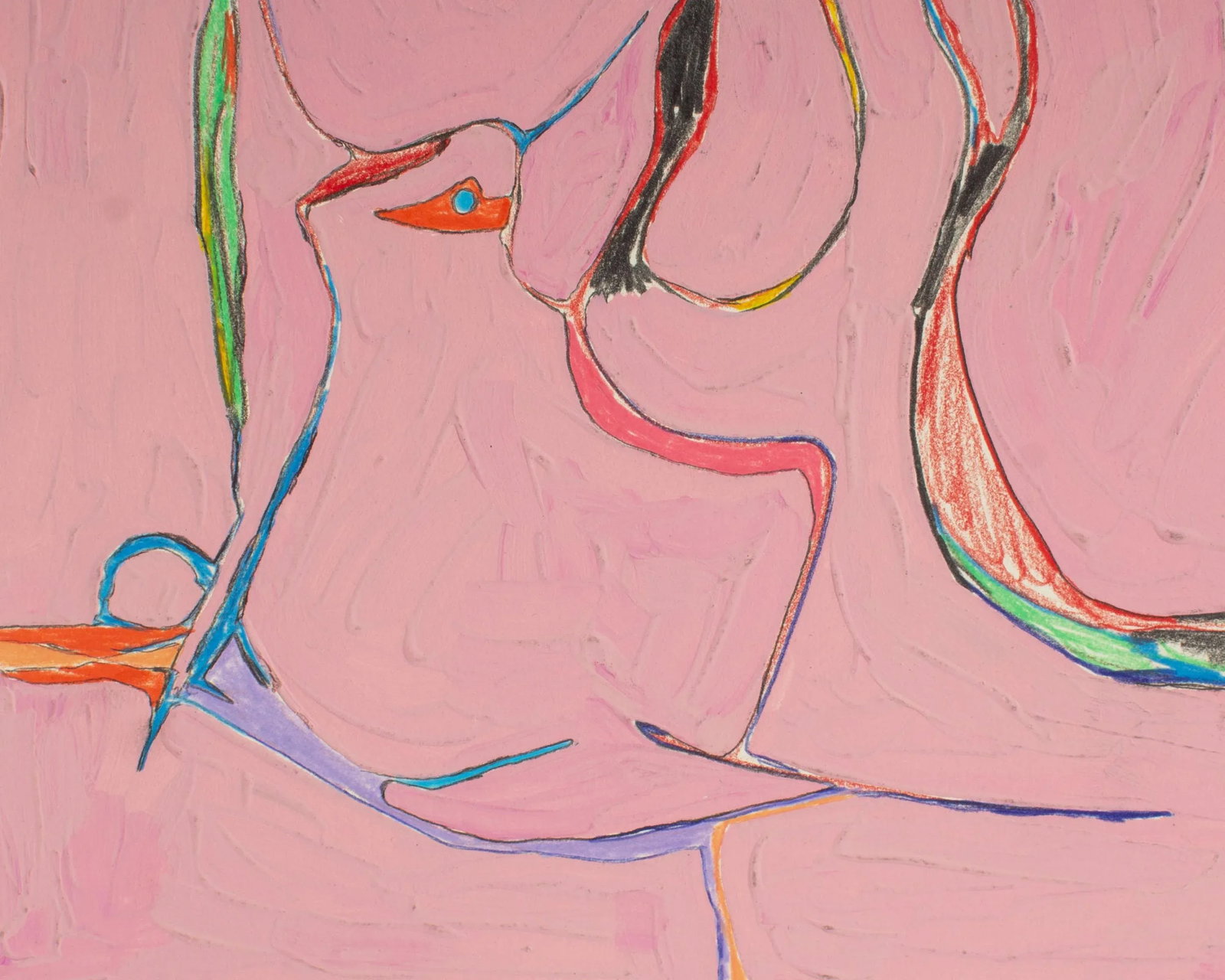 1981 Abstract Mixed Media Painting by Harry Hilson - 7