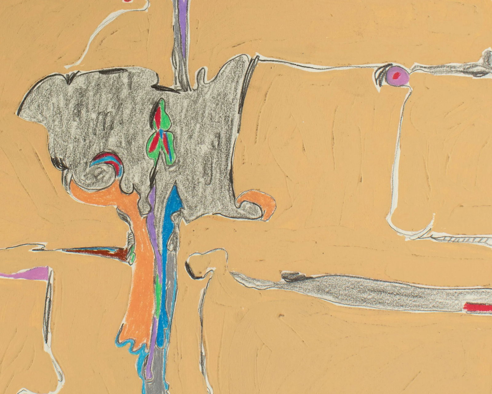 1981 Abstract Mixed Media Painting by Harry Hilson - 6