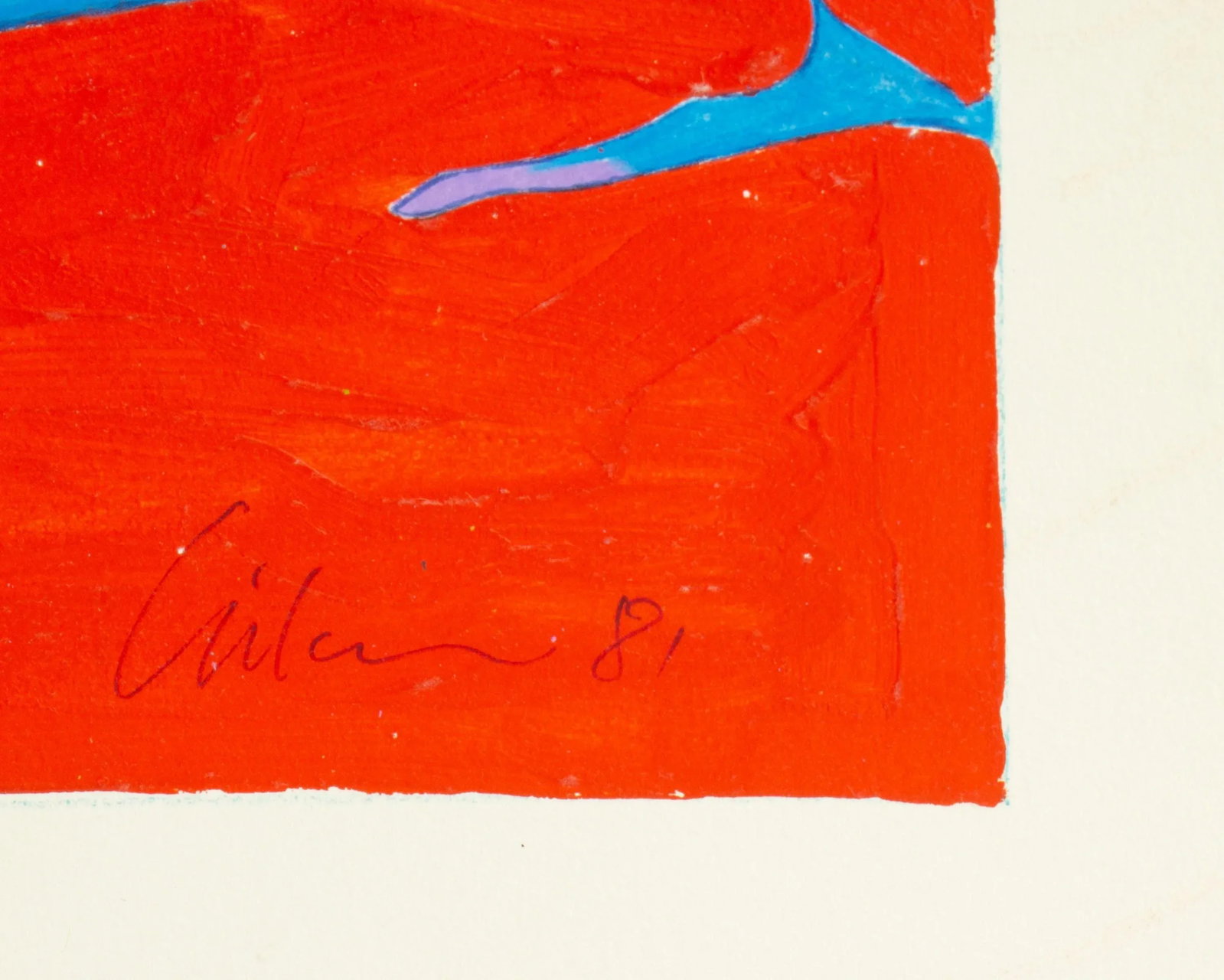 1981 Abstract Mixed Media Painting by Harry Hilson - 3