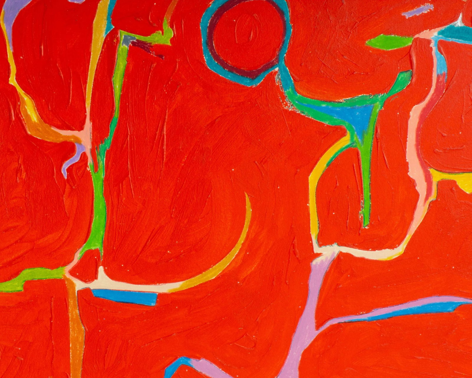 1981 Abstract Mixed Media Painting by Harry Hilson - 5