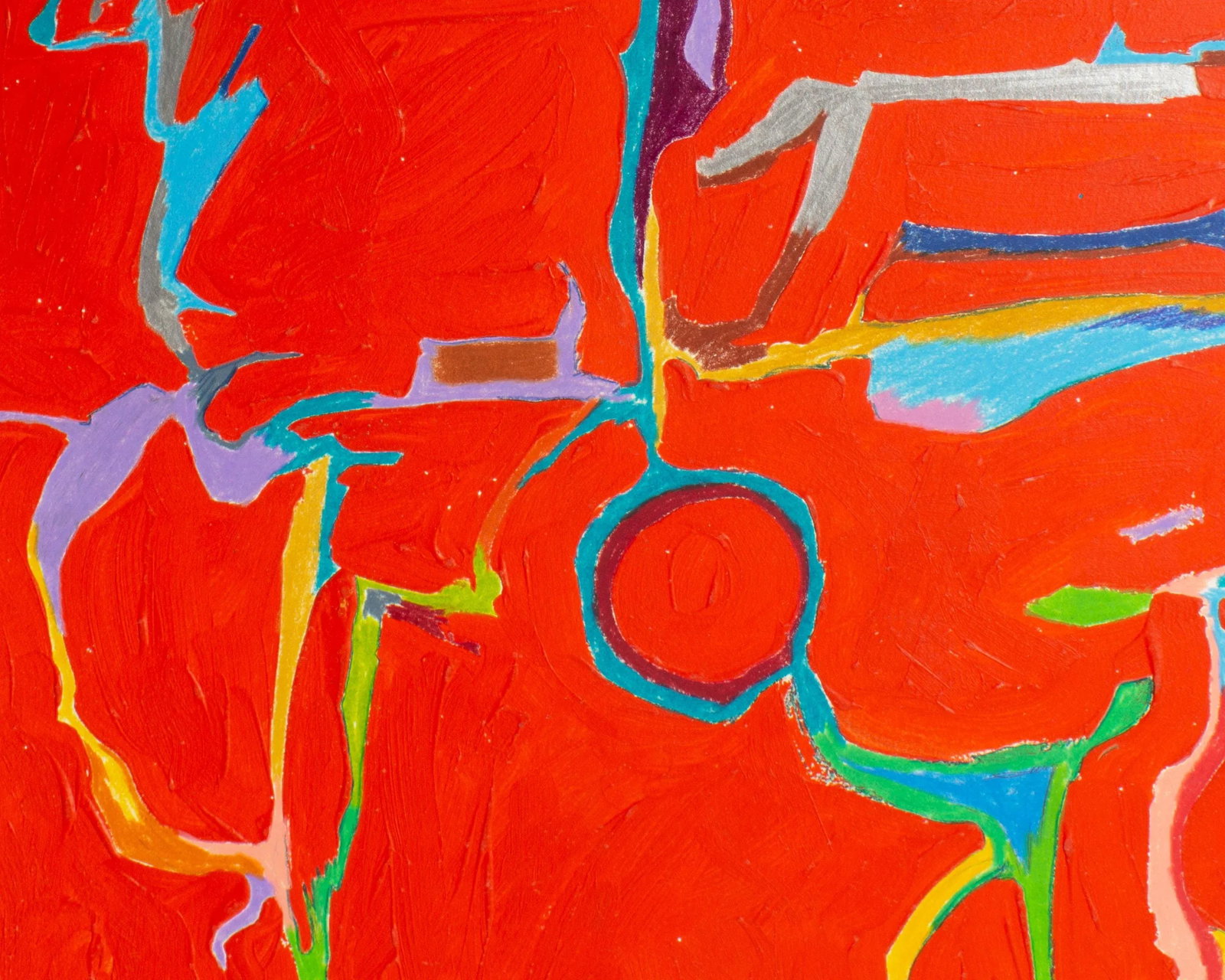 1981 Abstract Mixed Media Painting by Harry Hilson - 6