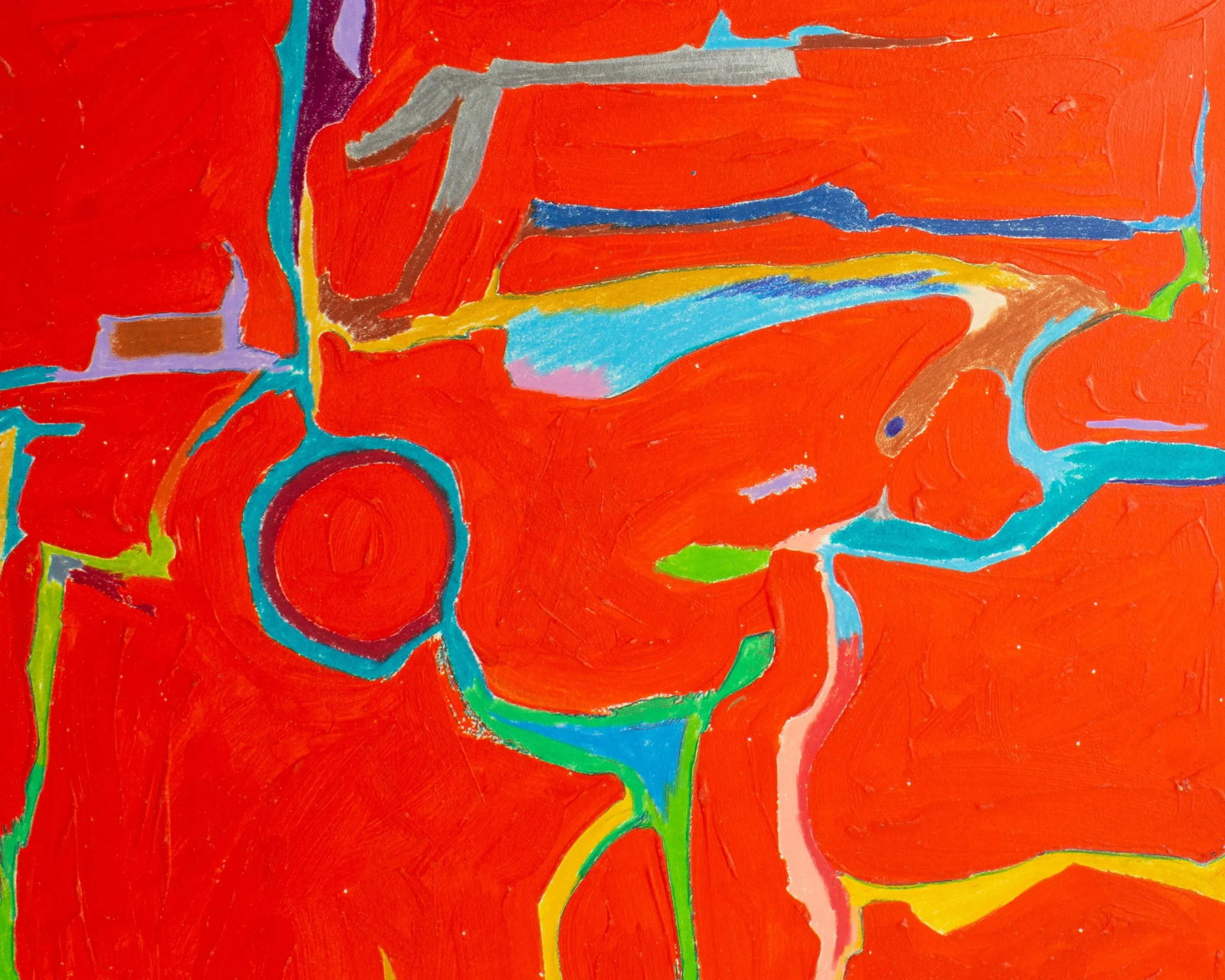 1981 Abstract Mixed Media Painting by Harry Hilson - 7
