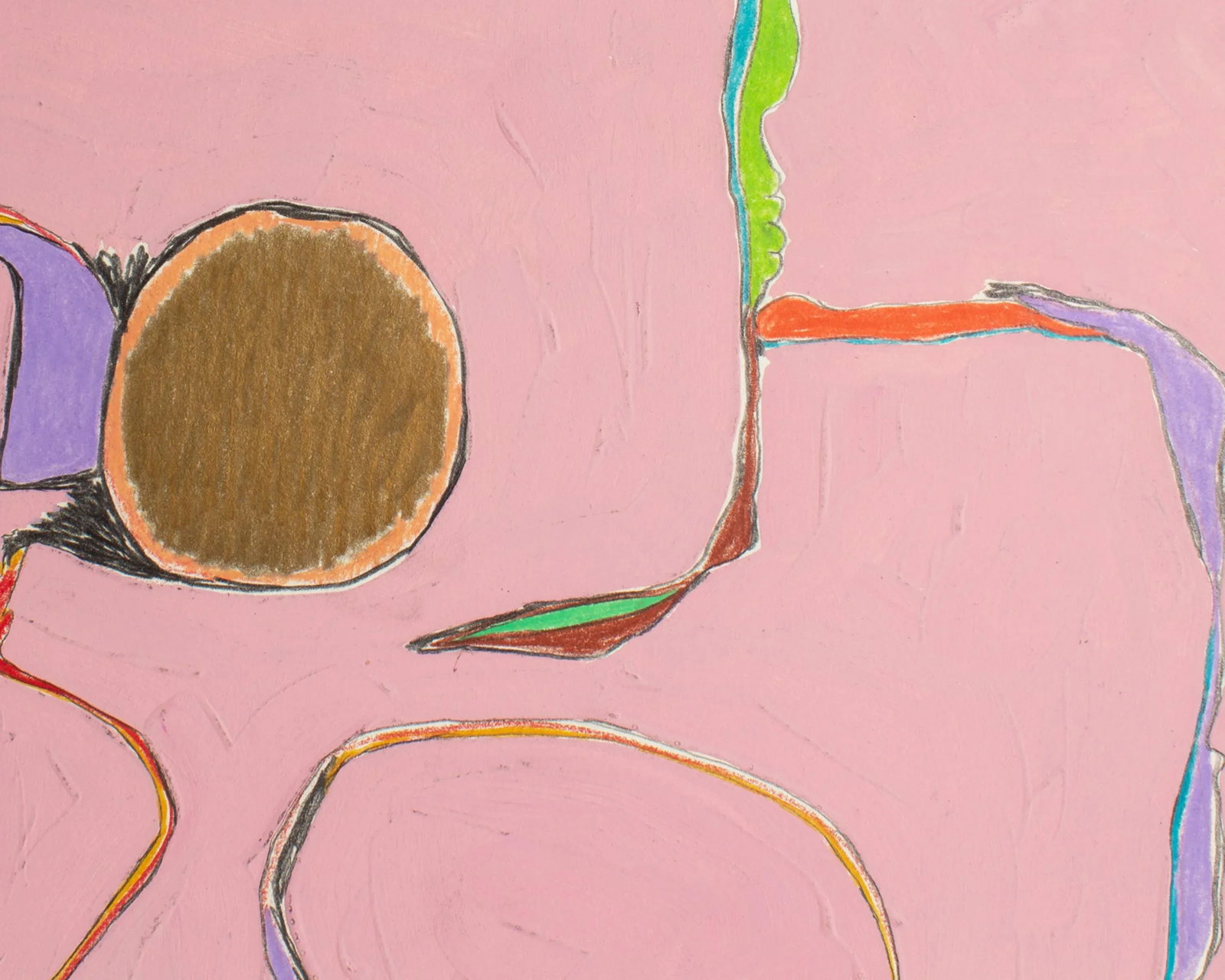 1981 Abstract Mixed Media Painting by Harry Hilson - 5