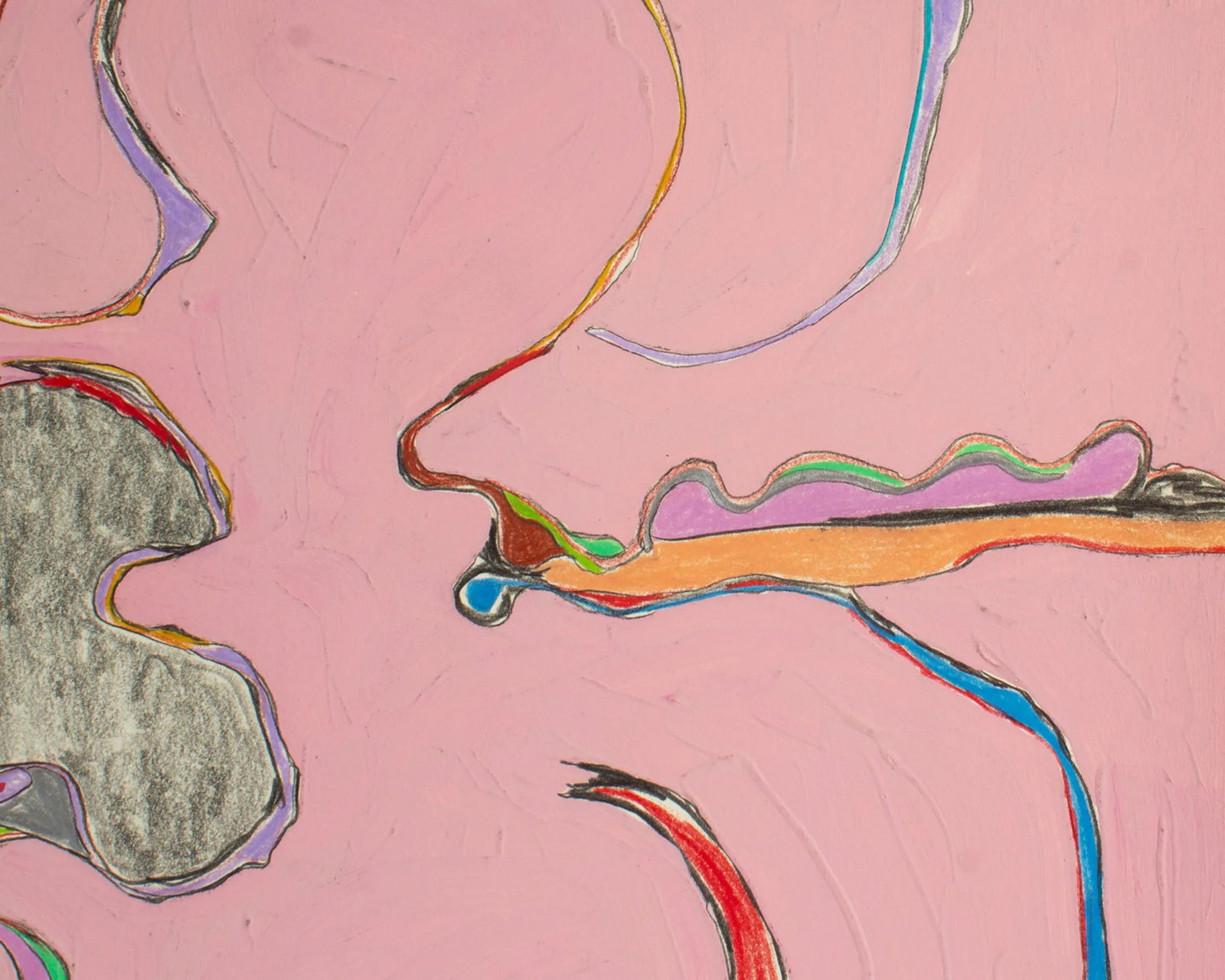 1981 Abstract Mixed Media Painting by Harry Hilson - 6