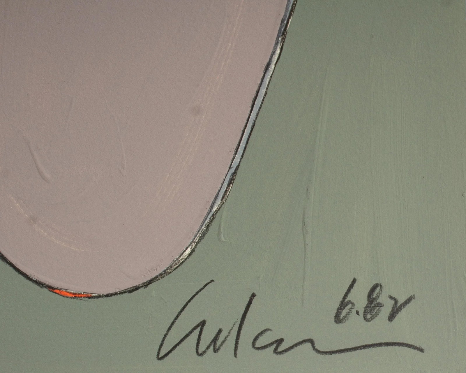 1982 Abstract Mixed Media Painting by Harry Hilson - 4
