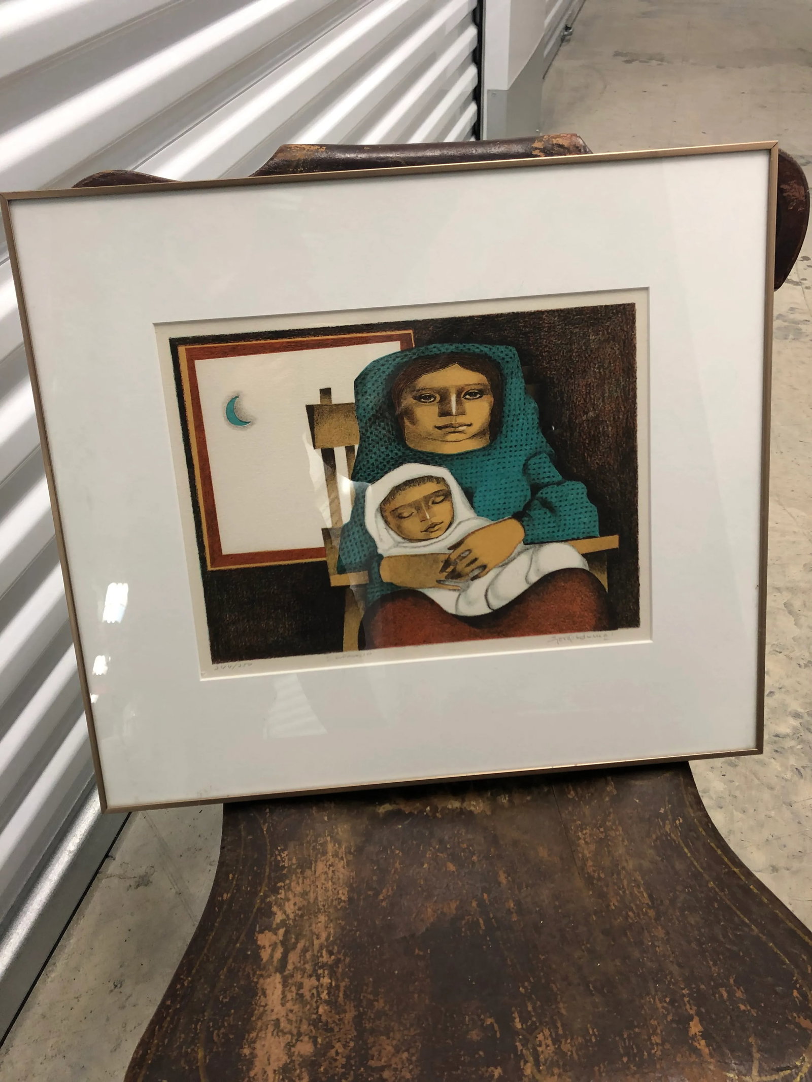 Original "Sonando" Lithograph Signed by Jorge Dumas 1975 - 7