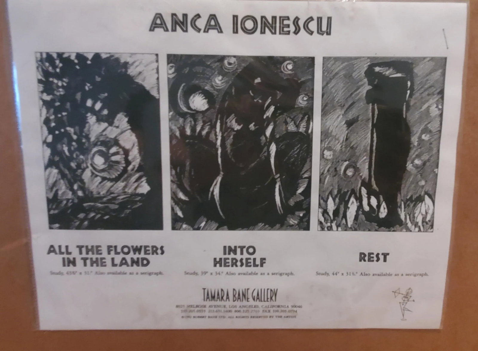 Anca Ionescu "Rest" Signed and Numbered Serigraph - 7