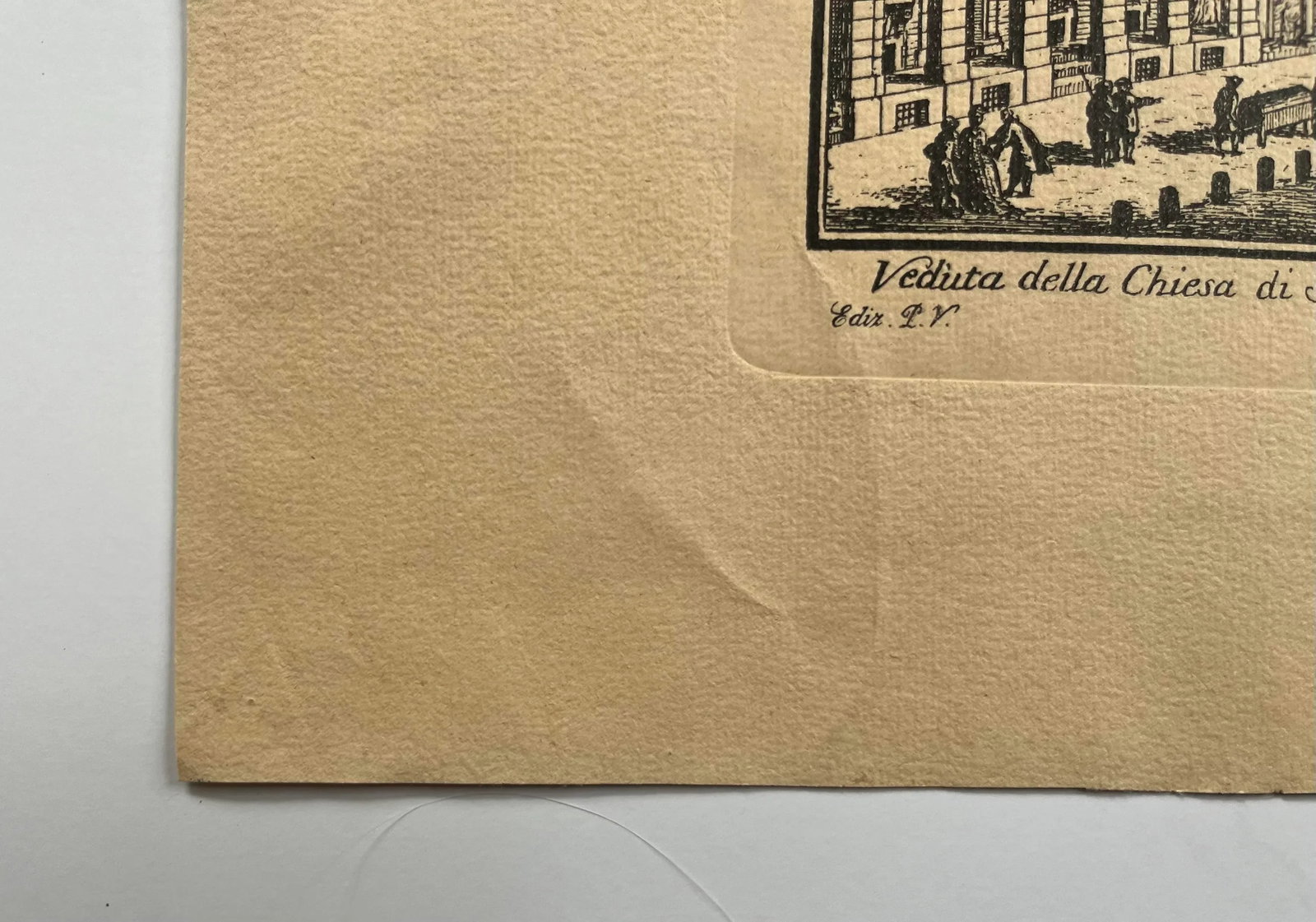 Late 19th Century Antique Engraving Pio Panfili Veduta Della Chiesa Di Giacomo, Bologna, Framed - 10