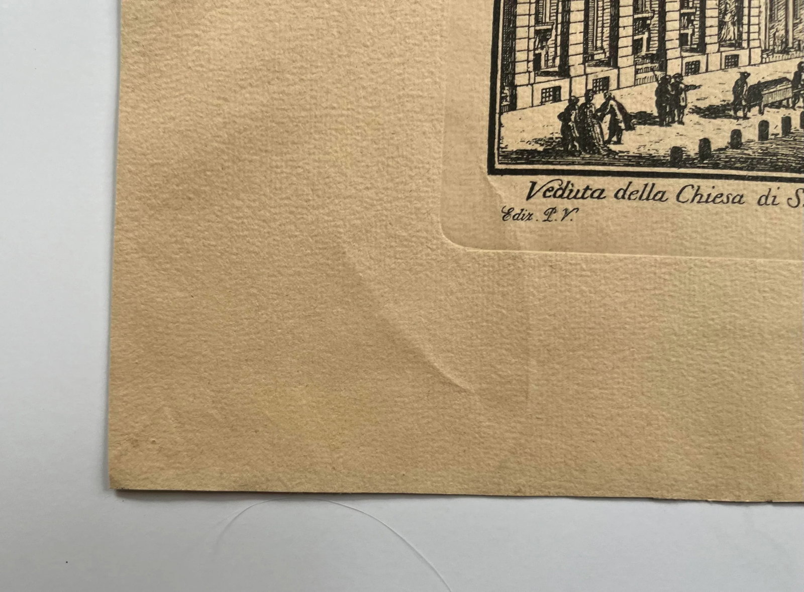 Late 19th Century Antique Engraving Pio Panfili Veduta Della Chiesa Di Giacomo, Bologna, Framed - 11