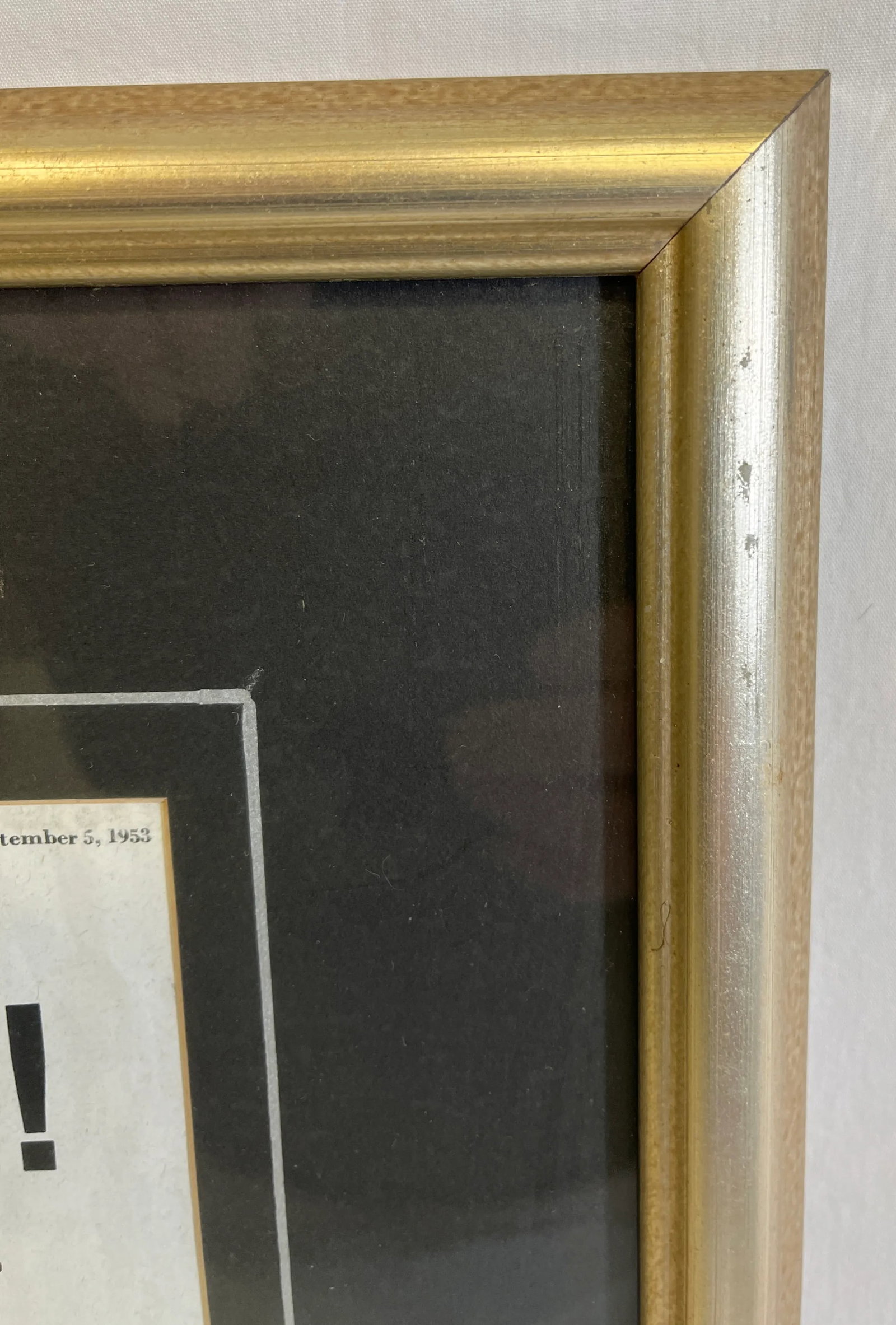 Vintage Framed Gaines Dog Food Advertisement From the Saturday Evening News - Circa 1953 - 8