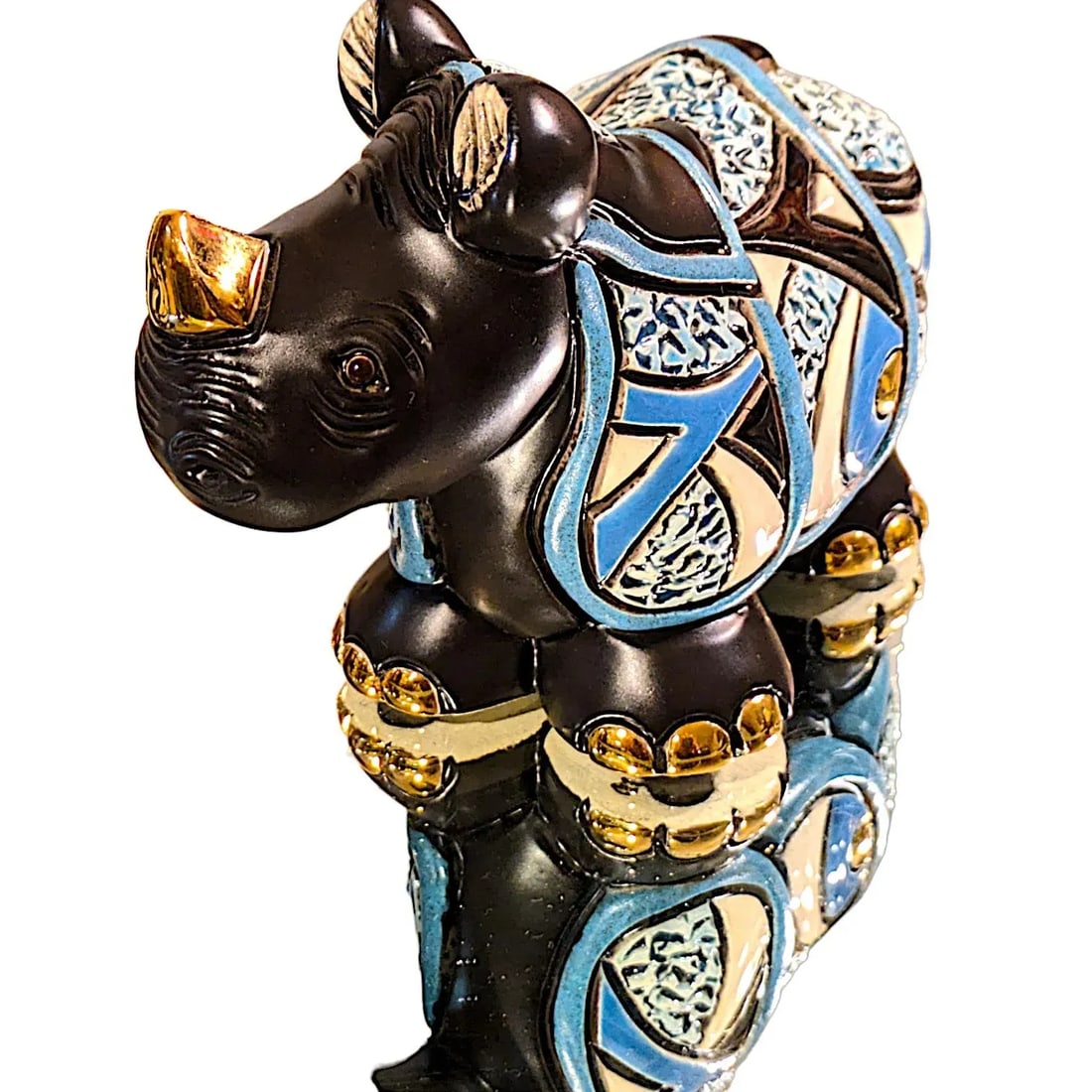 Trio Lot of of DeRosa Rinconada Collectible by Hand Sculptures From Uruguay 2007 -2014 - 2