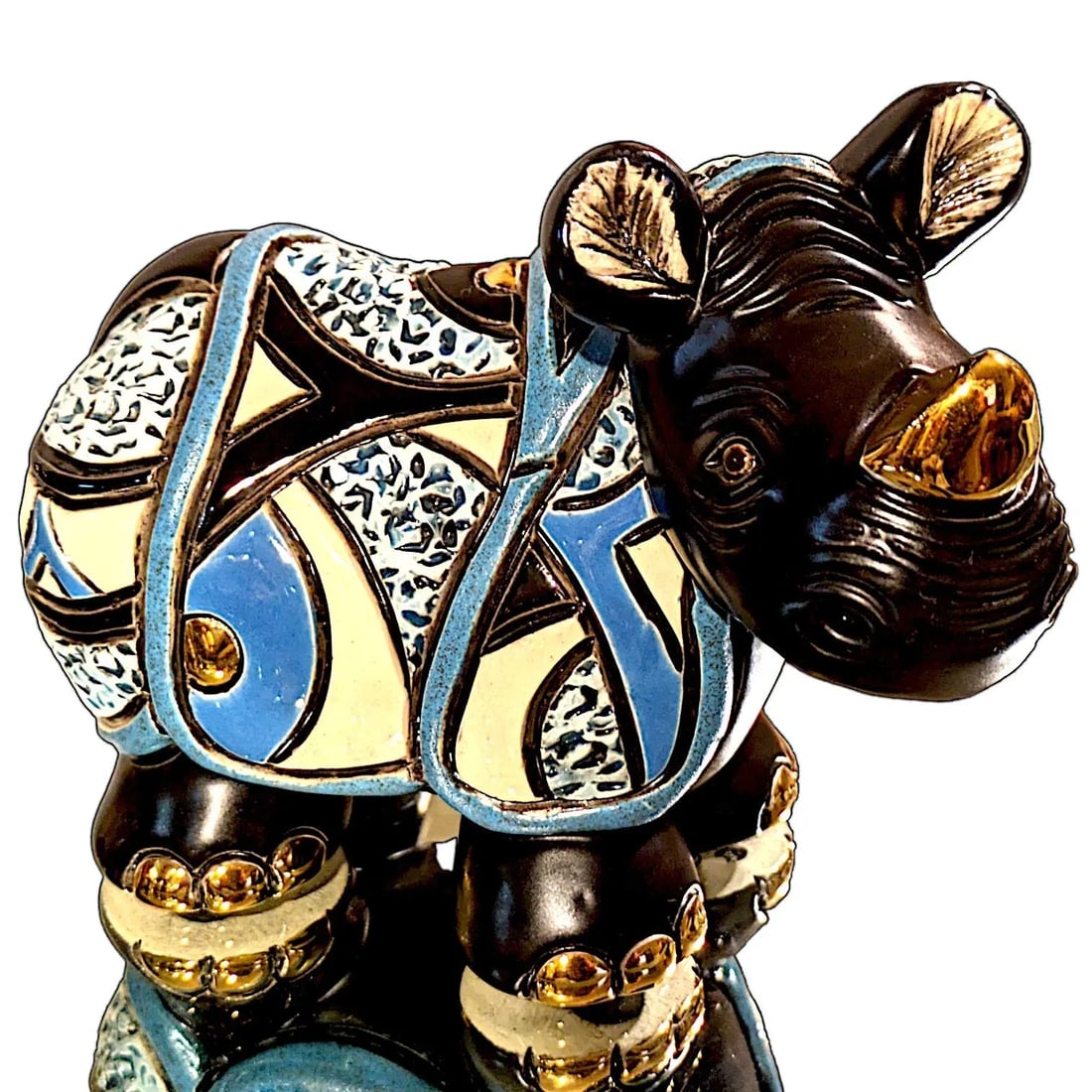 Trio Lot of of DeRosa Rinconada Collectible by Hand Sculptures From Uruguay 2007 -2014 - 5