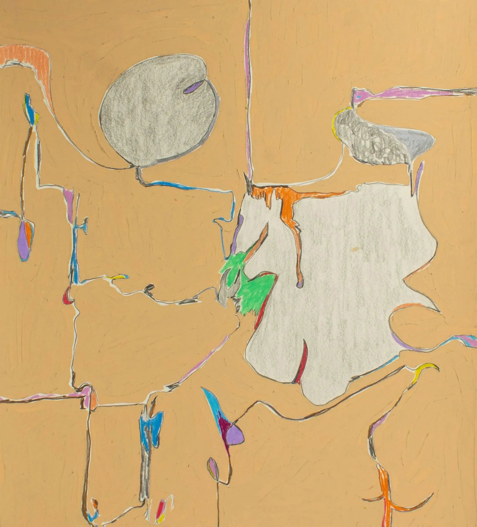1981 Abstract Mixed Media Painting by Harry Hilson - 2