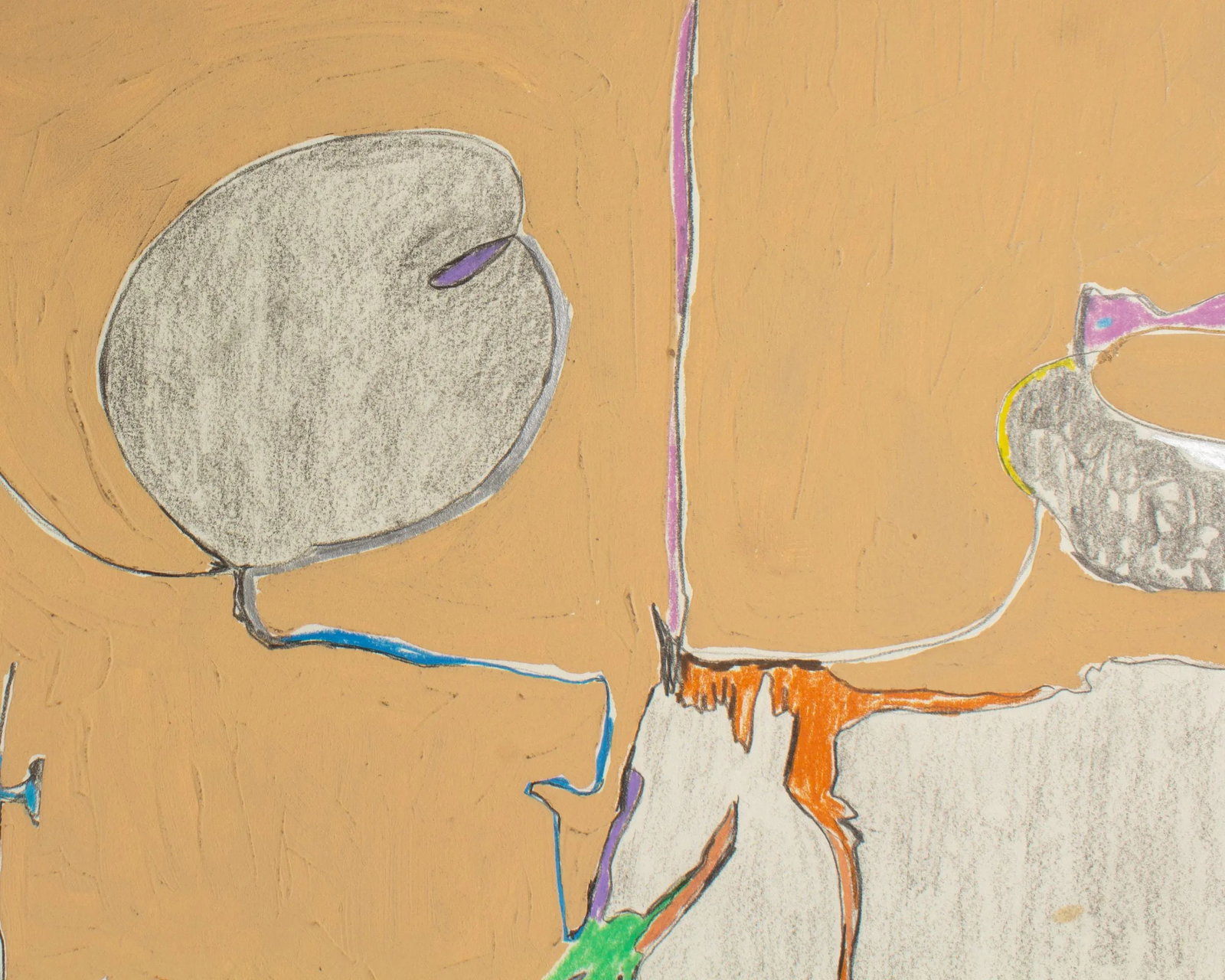 1981 Abstract Mixed Media Painting by Harry Hilson - 7