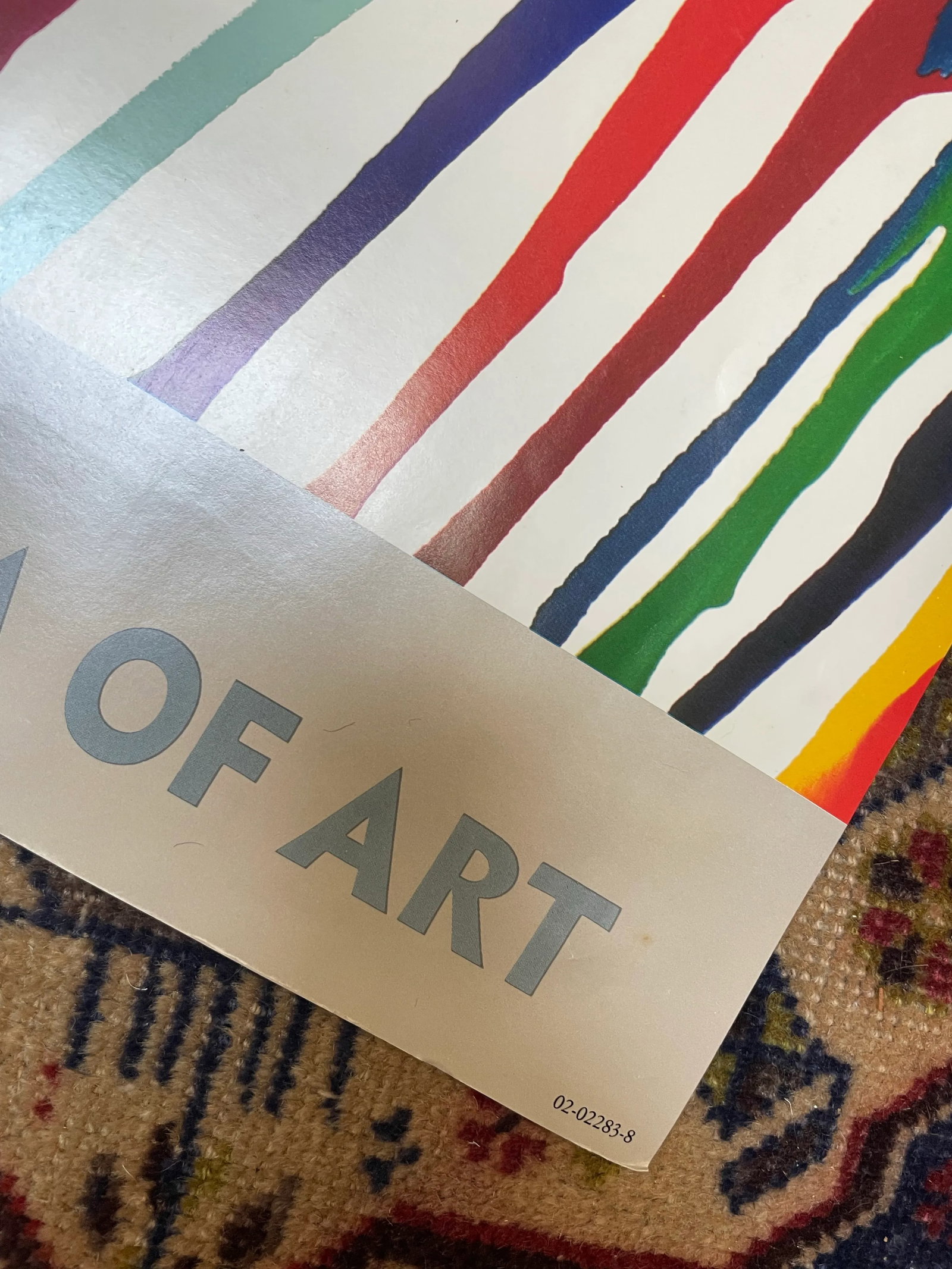 Vintage Morris Louis Metropolitan Museum of Art Poster - 5