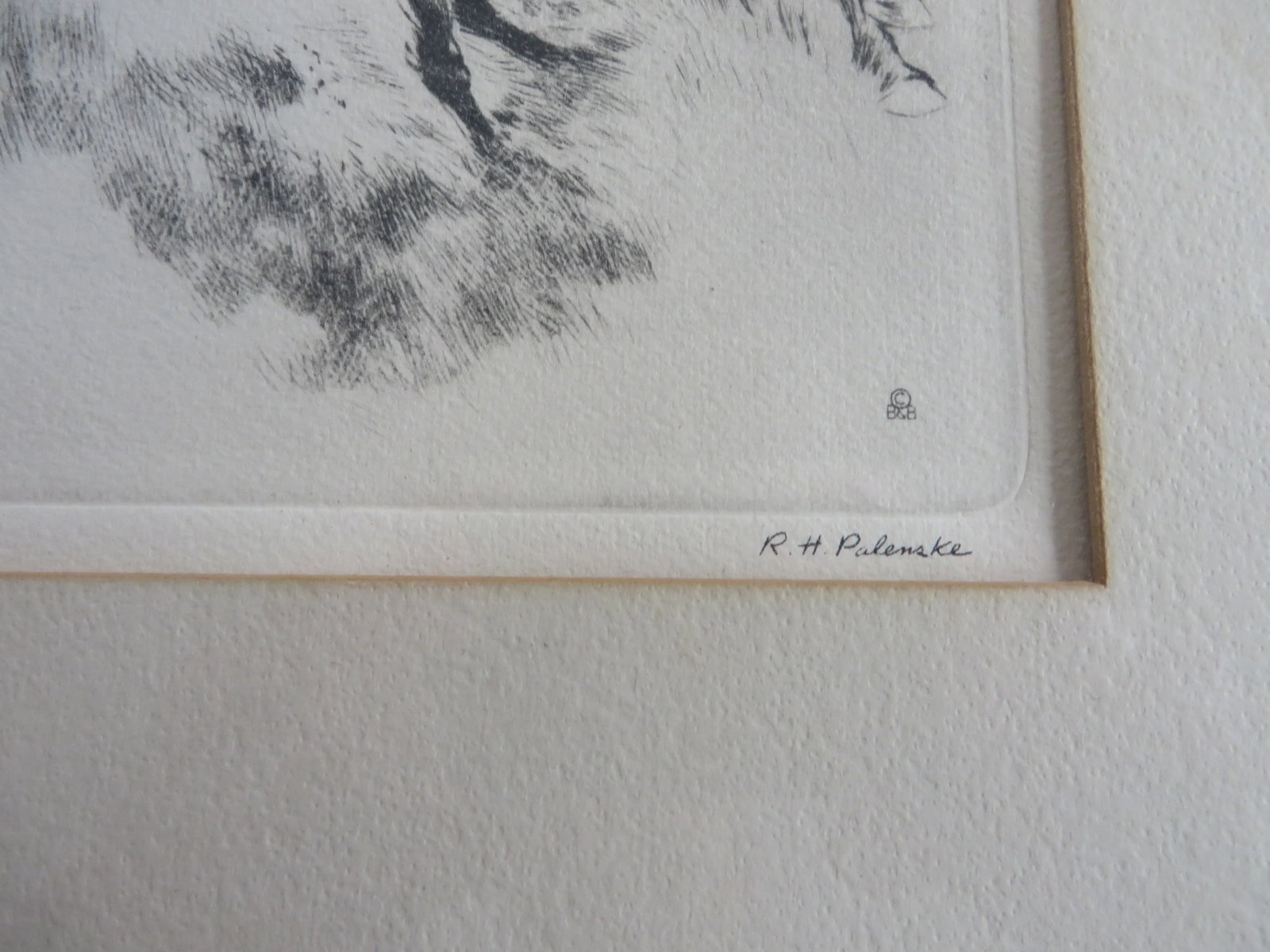 Early 20th Century Antique R.H.Palenske Original Etching - 5