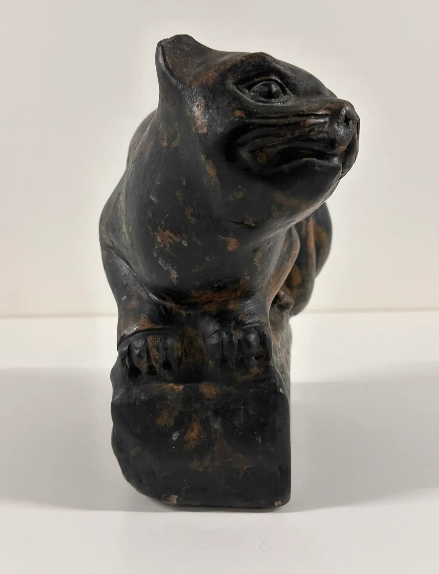 Mystical Creature of the Ancient Cat in Clay, China 1880 - 10