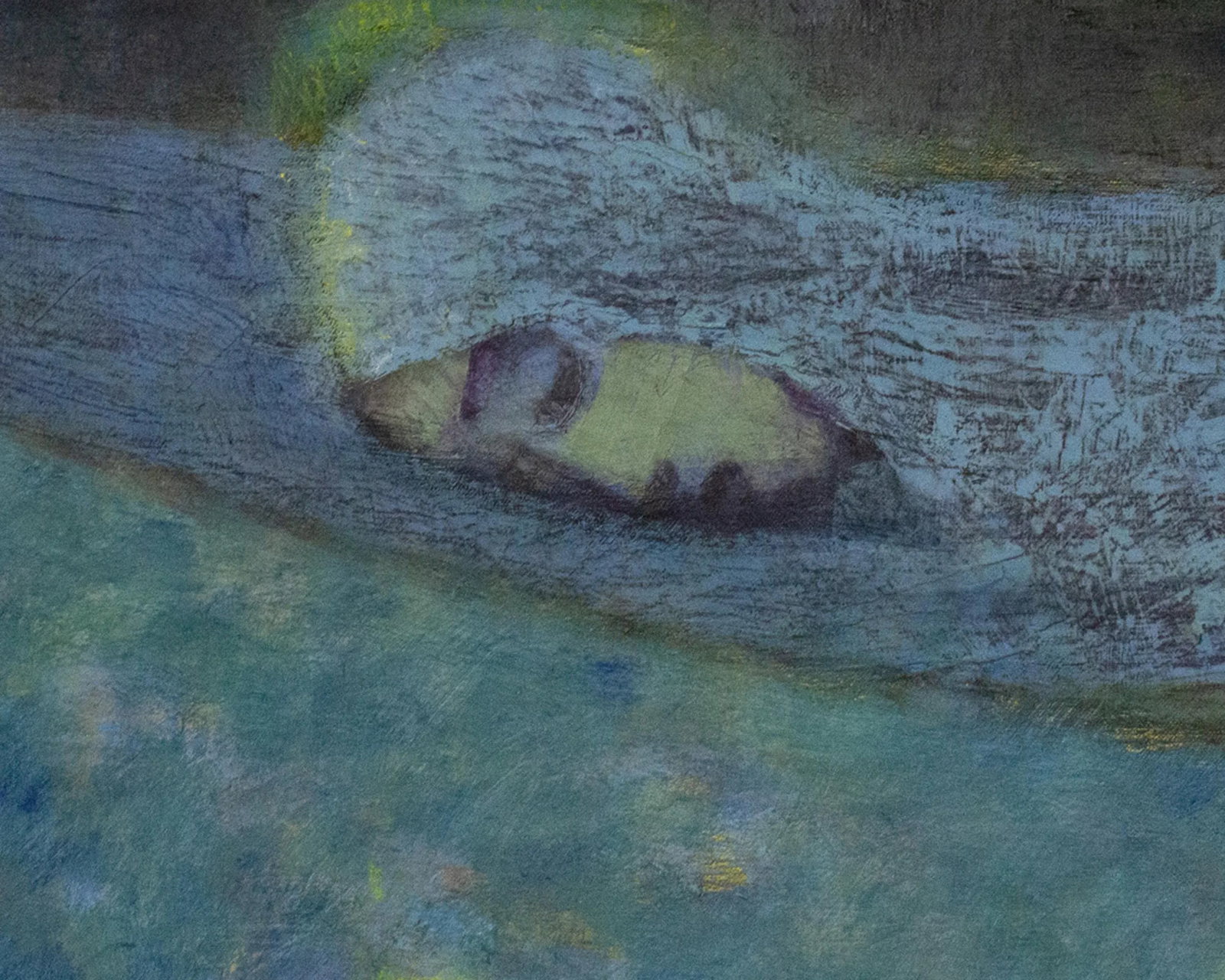 "The Angel" Oil on Canvas Abstract Painting by Martin Friedman - 2