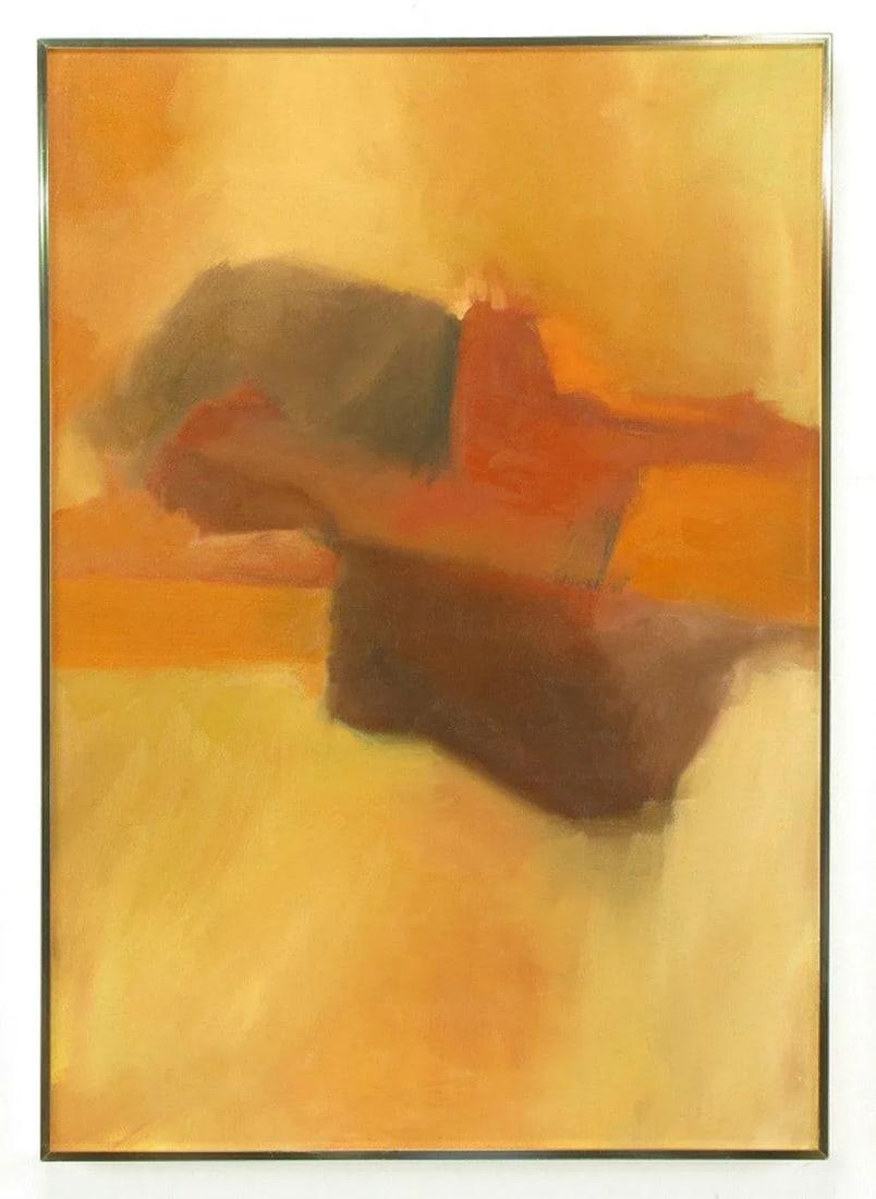 Abstract Earth Tone Acrylic on Canvas by McClatchey - 2