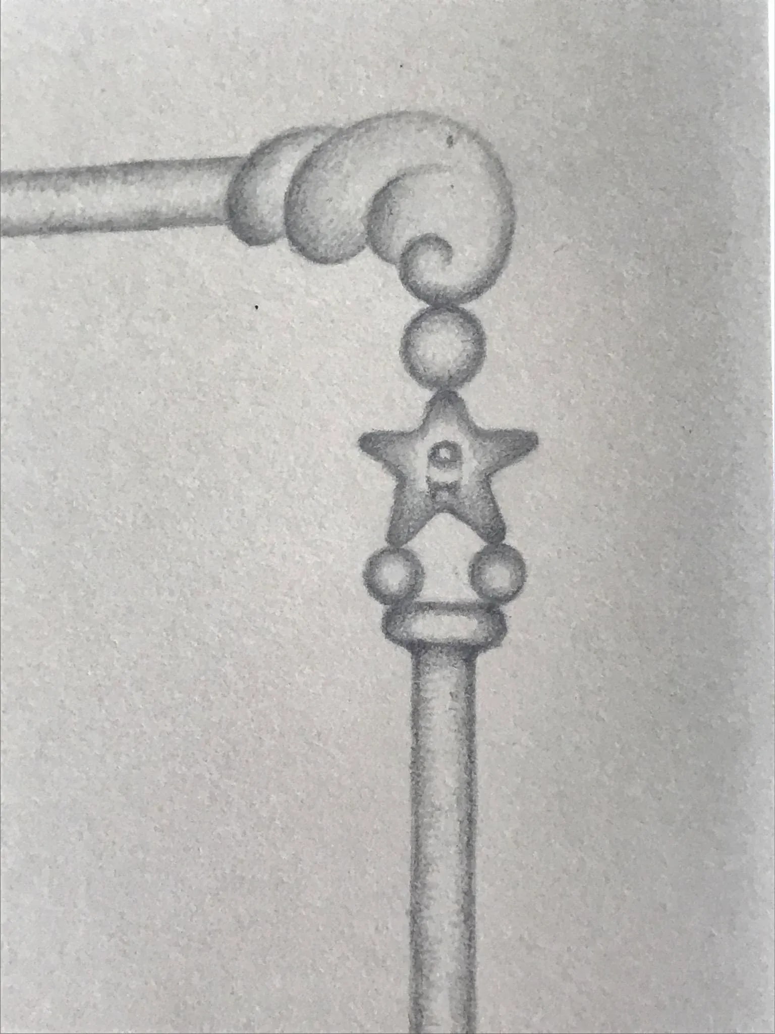 1980s "Magical Flower" Pencil Drawing by Philip Kirkland - 3