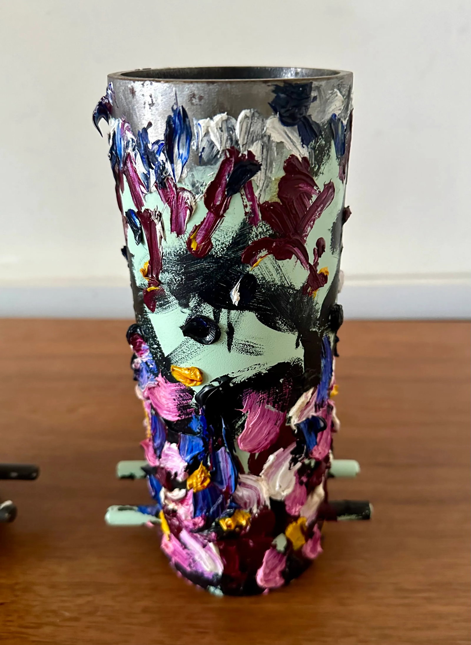 Edward Granger Steel Art Sculpture "Flowers" Modern Abstract Expressionism Pop Art - 7