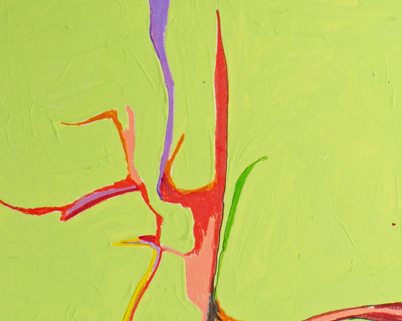 1981 Abstract Mixed Media Painting by Harry Hilson - 5