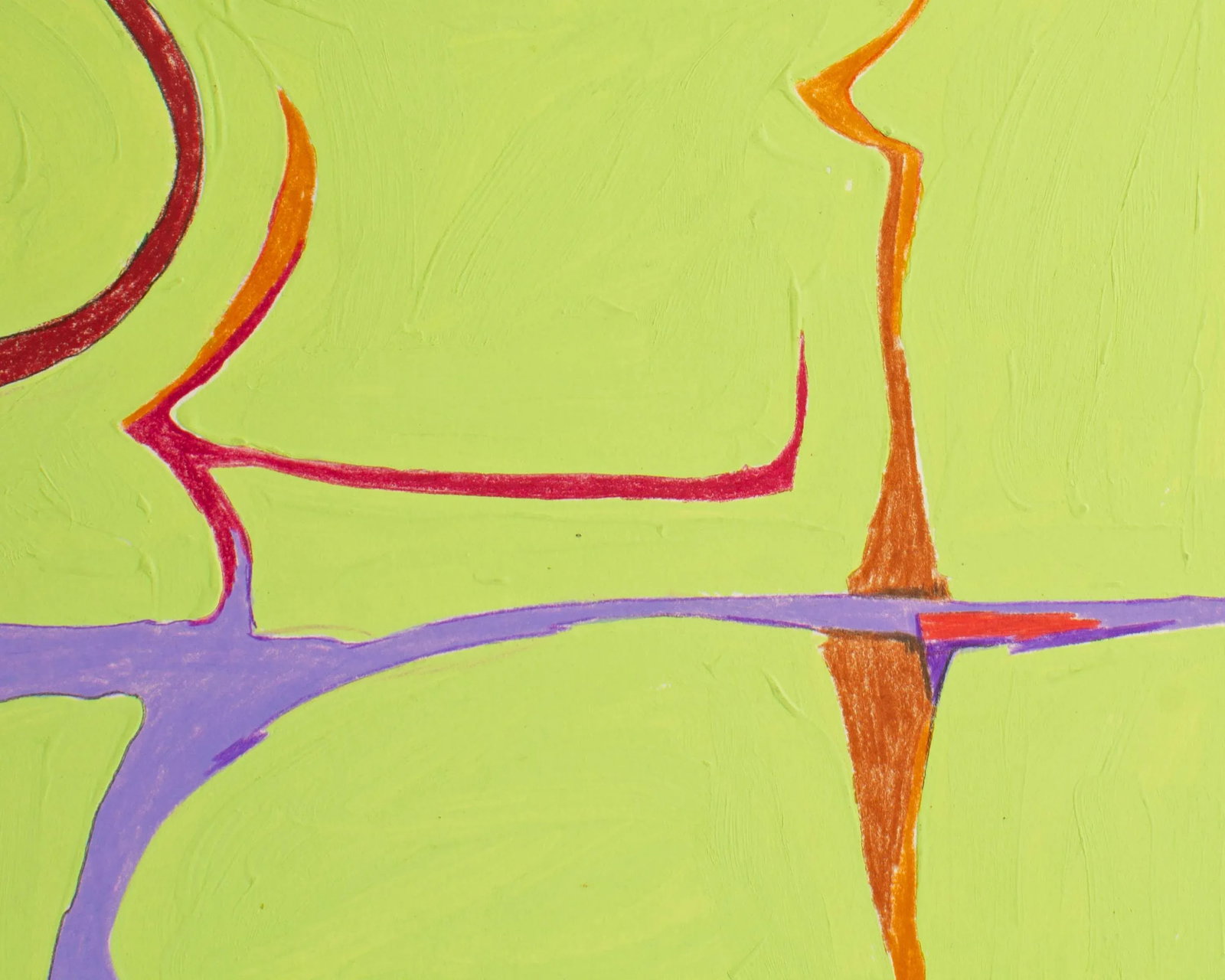 1981 Abstract Mixed Media Painting by Harry Hilson - 6