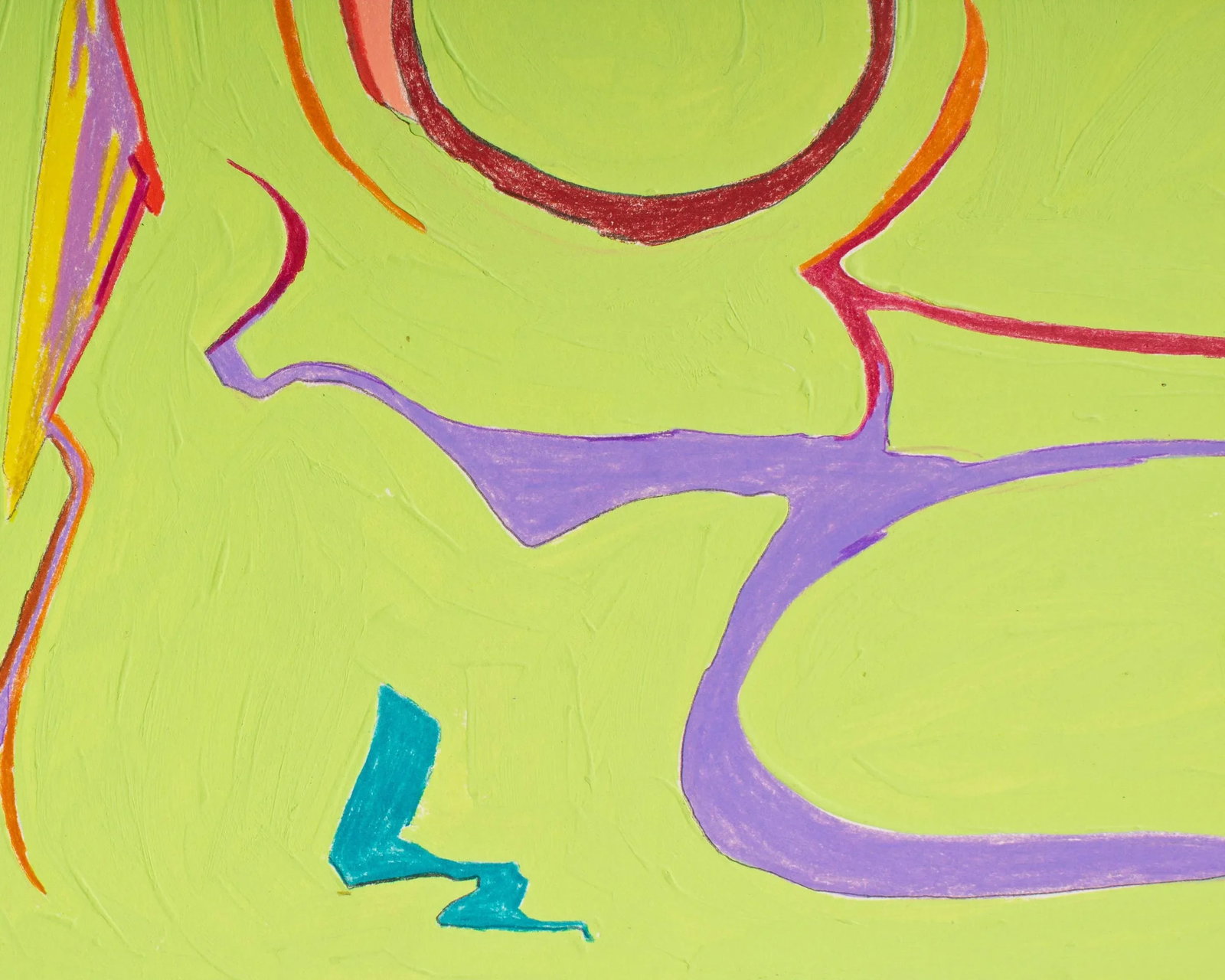 1981 Abstract Mixed Media Painting by Harry Hilson - 7