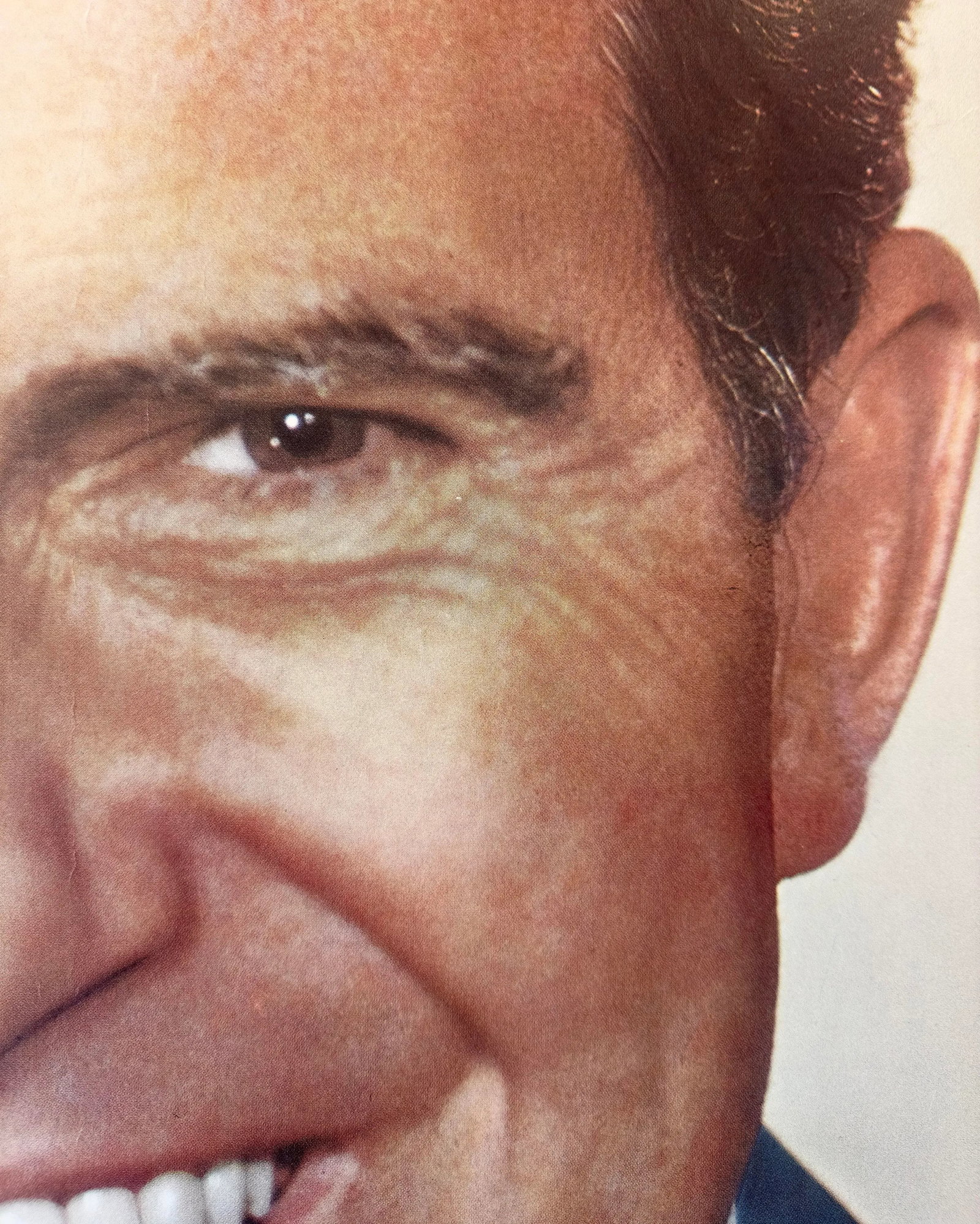 Ironic Oversized Richard Nixon Photographic Portrait by Fabian Bachrach Circa 1960s - 3