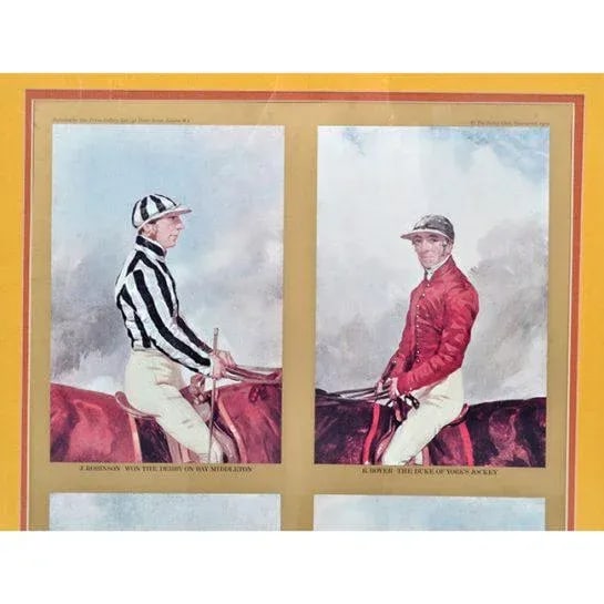 1972 Vintage The Jockey Club Newmarket Engraving Print - 2