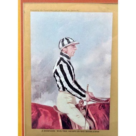 1972 Vintage The Jockey Club Newmarket Engraving Print - 4