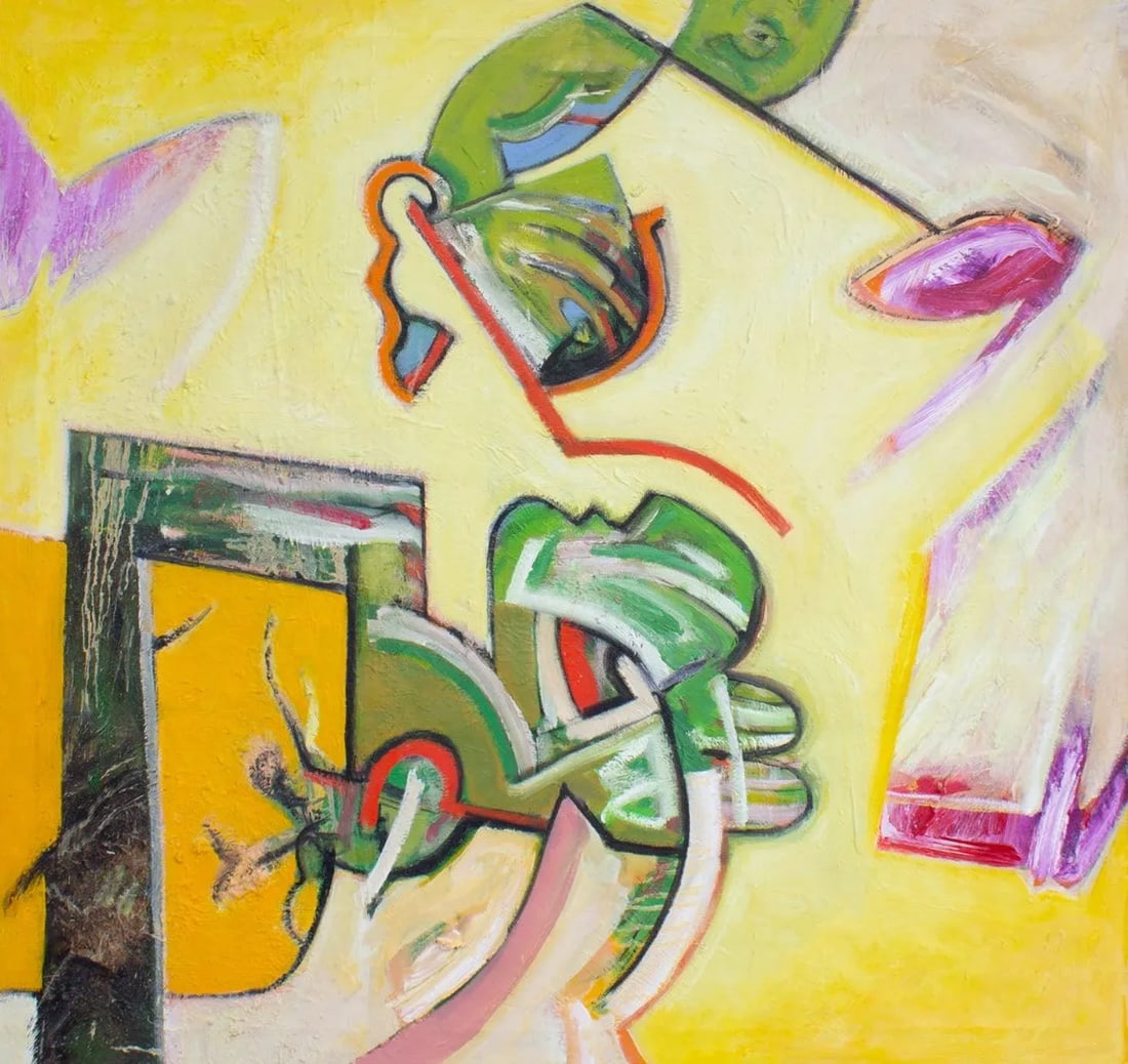 Abstract Oil on Canvas Painting by James L. Bruch - 2