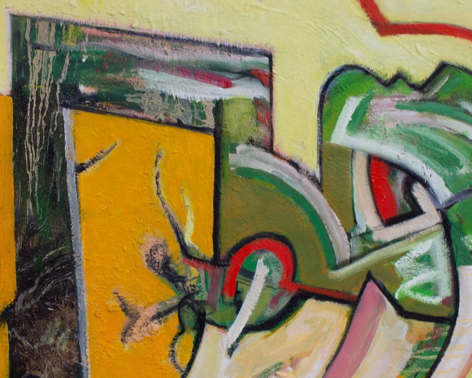 Abstract Oil on Canvas Painting by James L. Bruch - 6