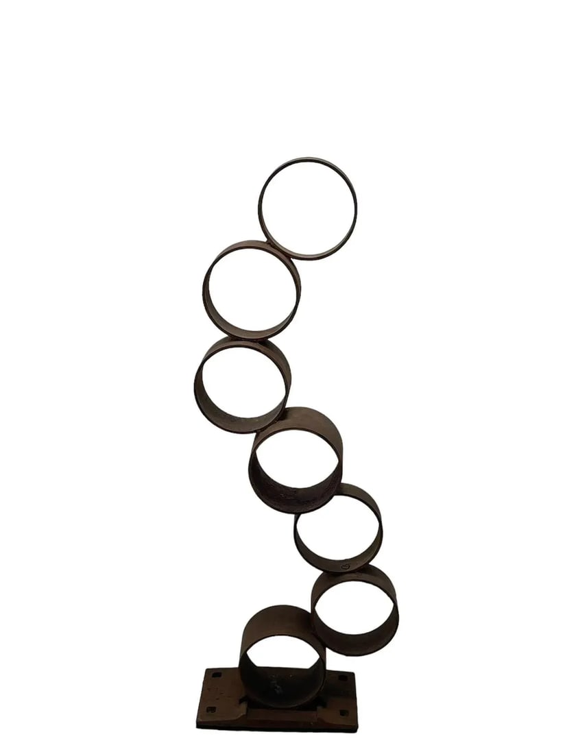 1970s Contemporary Large Fused Bronze Sculpture - 2