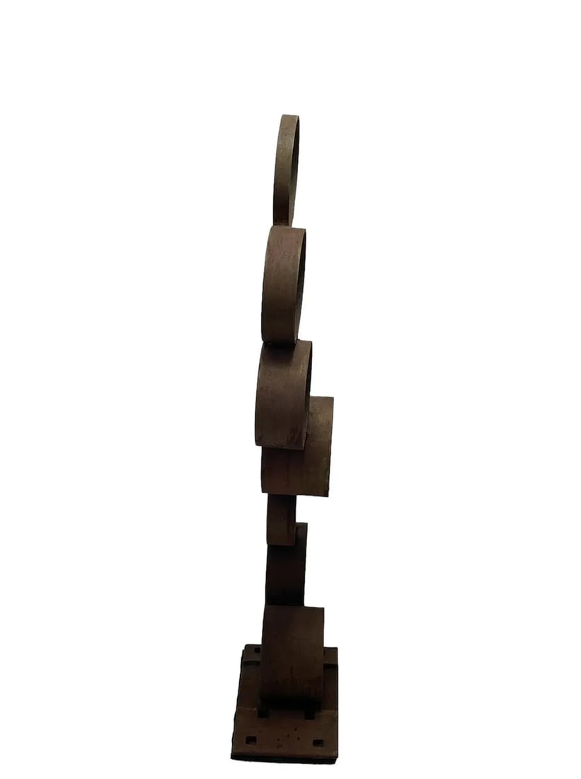 1970s Contemporary Large Fused Bronze Sculpture - 3