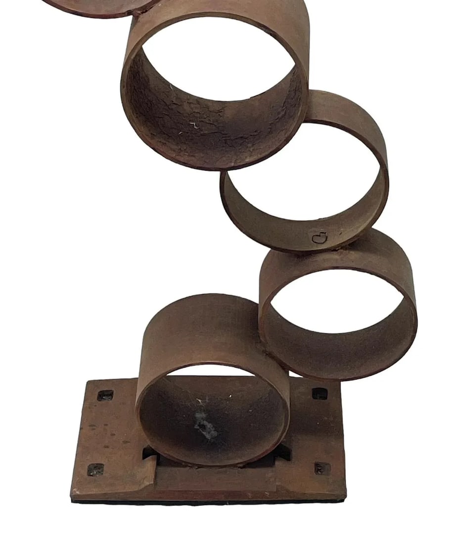 1970s Contemporary Large Fused Bronze Sculpture - 4