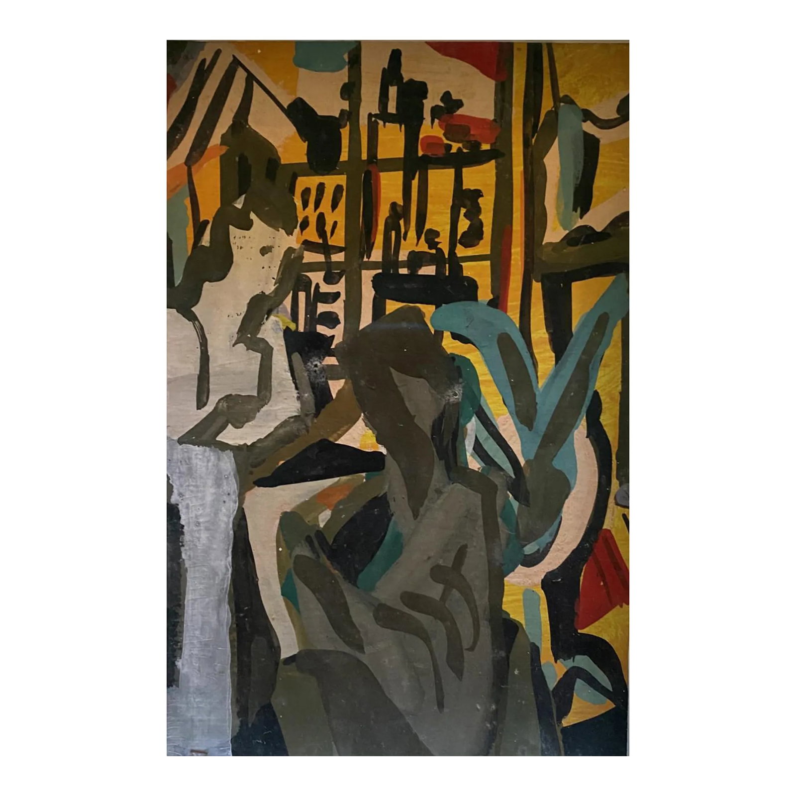 Vaclav Vytlacil 1940's Women by Window Painting - 2