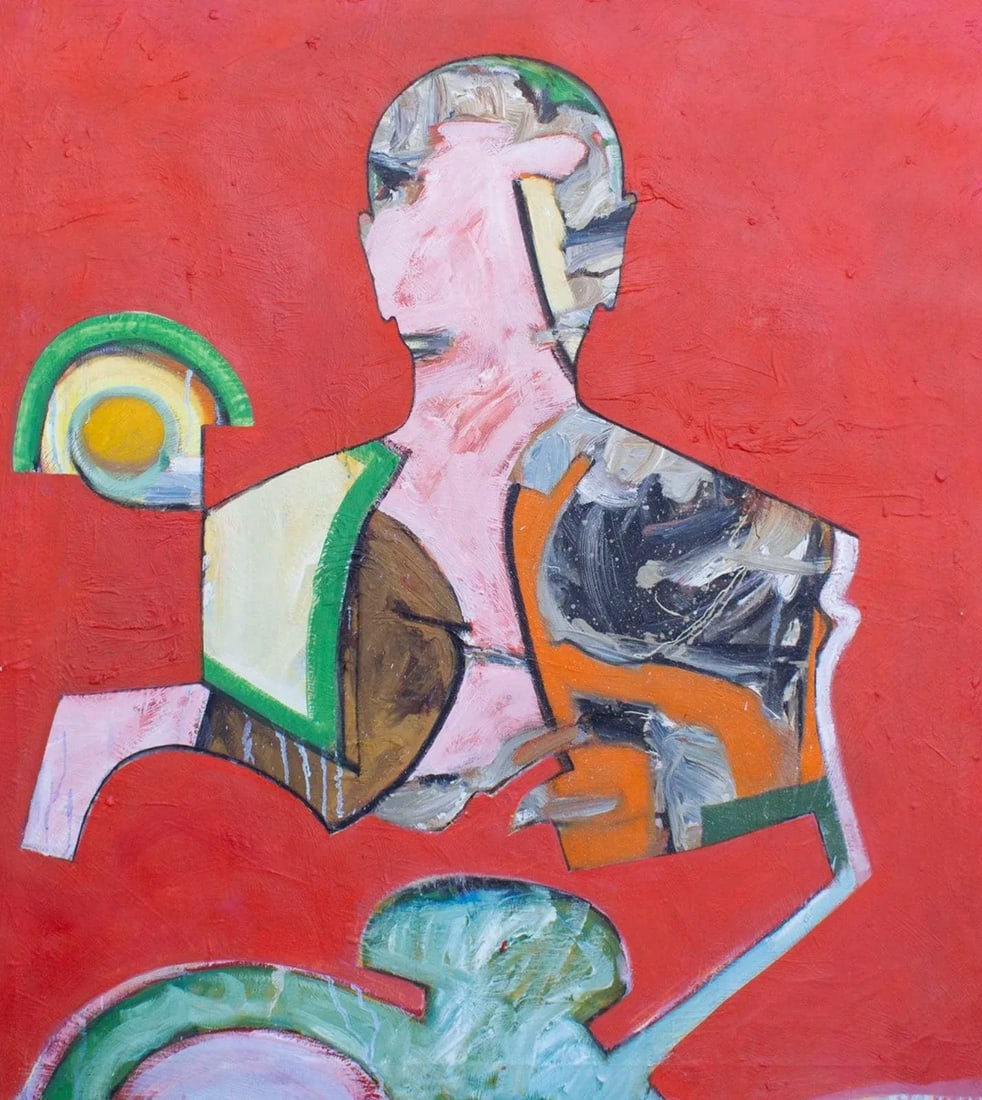 Abstract Oil on Canvas Painting by James L. Bruch - 2