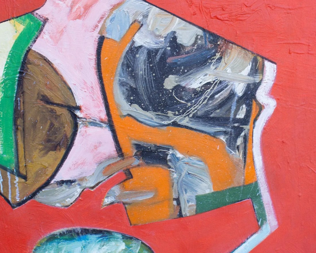 Abstract Oil on Canvas Painting by James L. Bruch - 7
