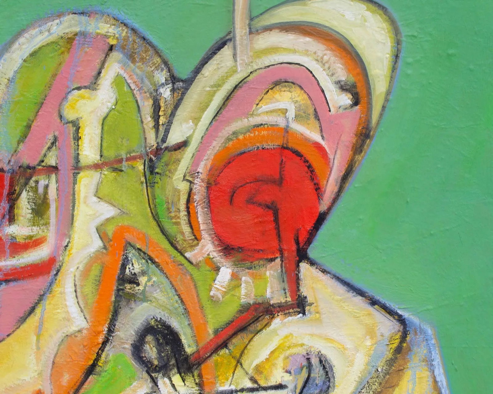 Abstract Acrylic on Canvas Painting by James L. Bruch - 6