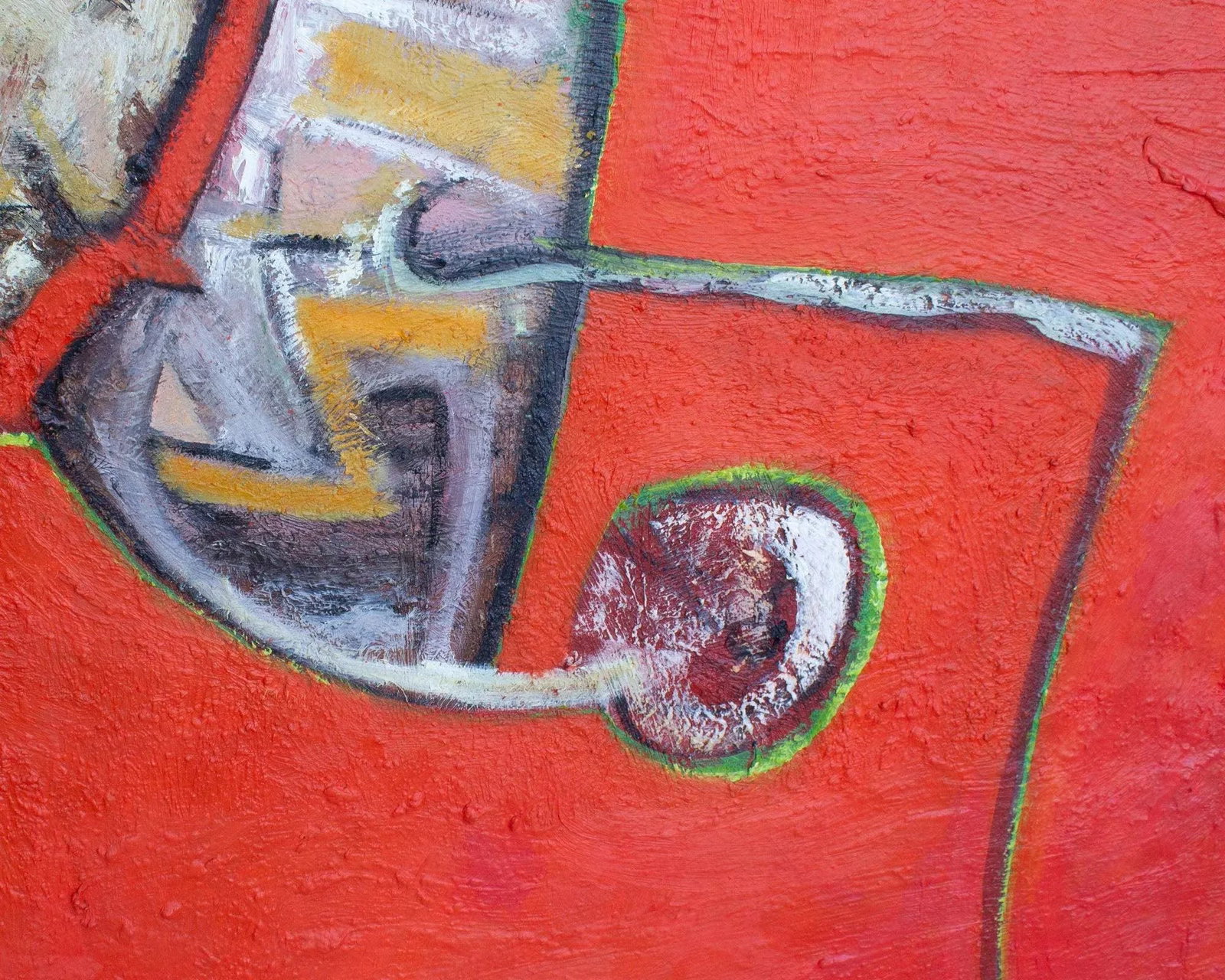 Abstract Oil on Canvas Painting by James L. Bruch - 5