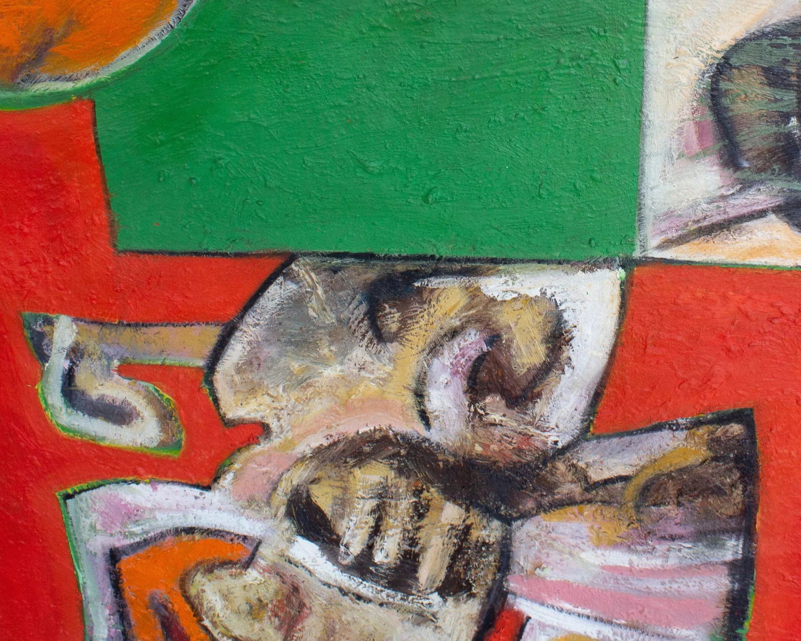 Abstract Oil on Canvas Painting by James L. Bruch - 6