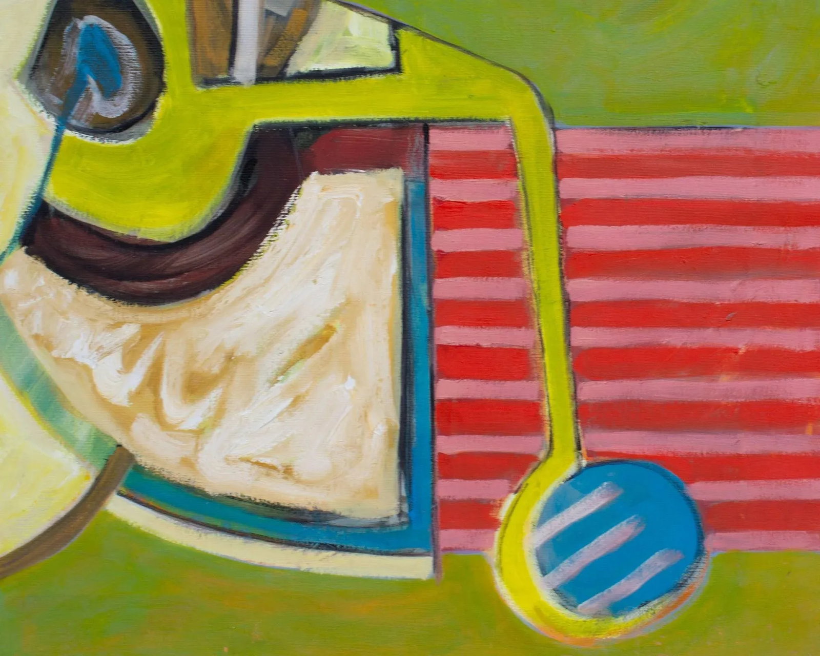 Abstract Oil on Canvas Painting by James L. Bruch - 4