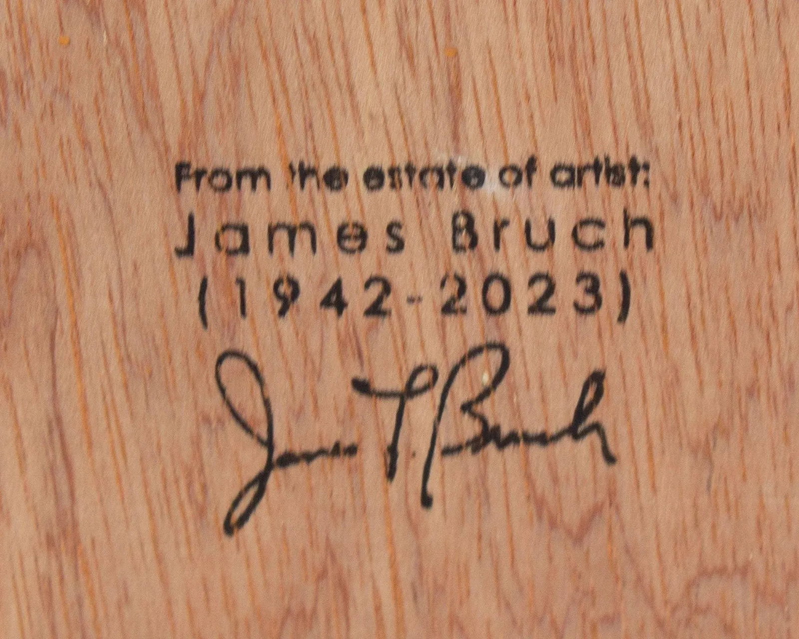 Abstract Oil on Canvas Painting by James L. Bruch - 8